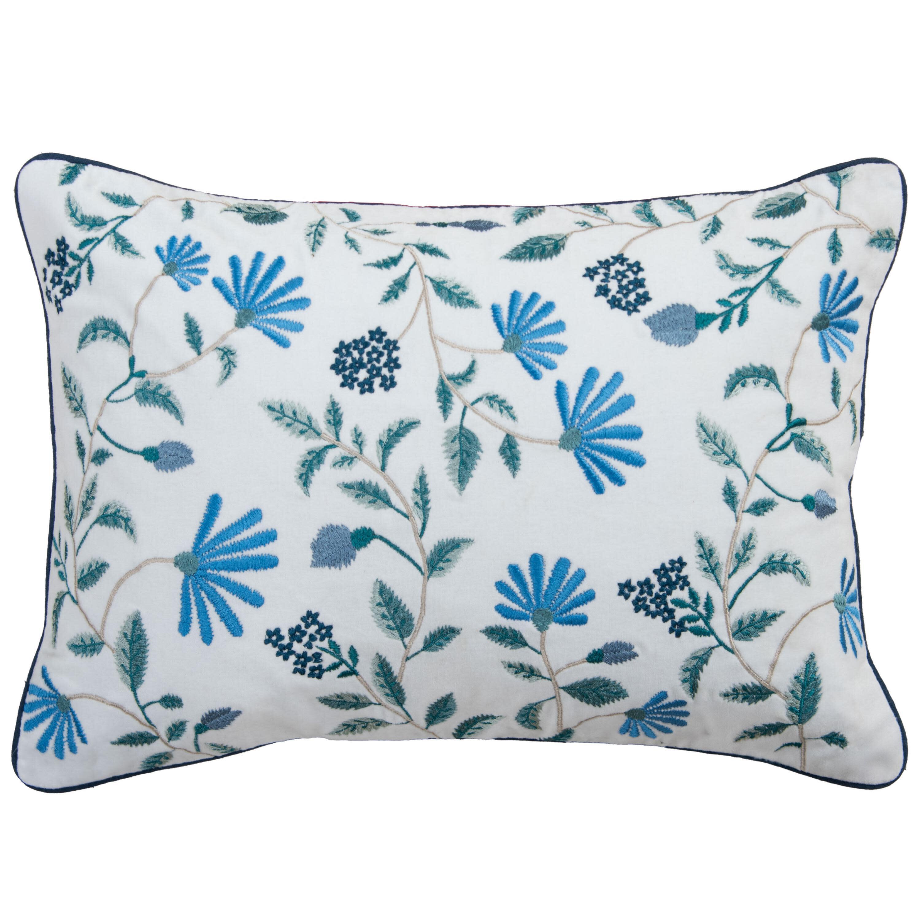 Rizzy Home Colonial Bloom Decorative Throw Pillow, , large