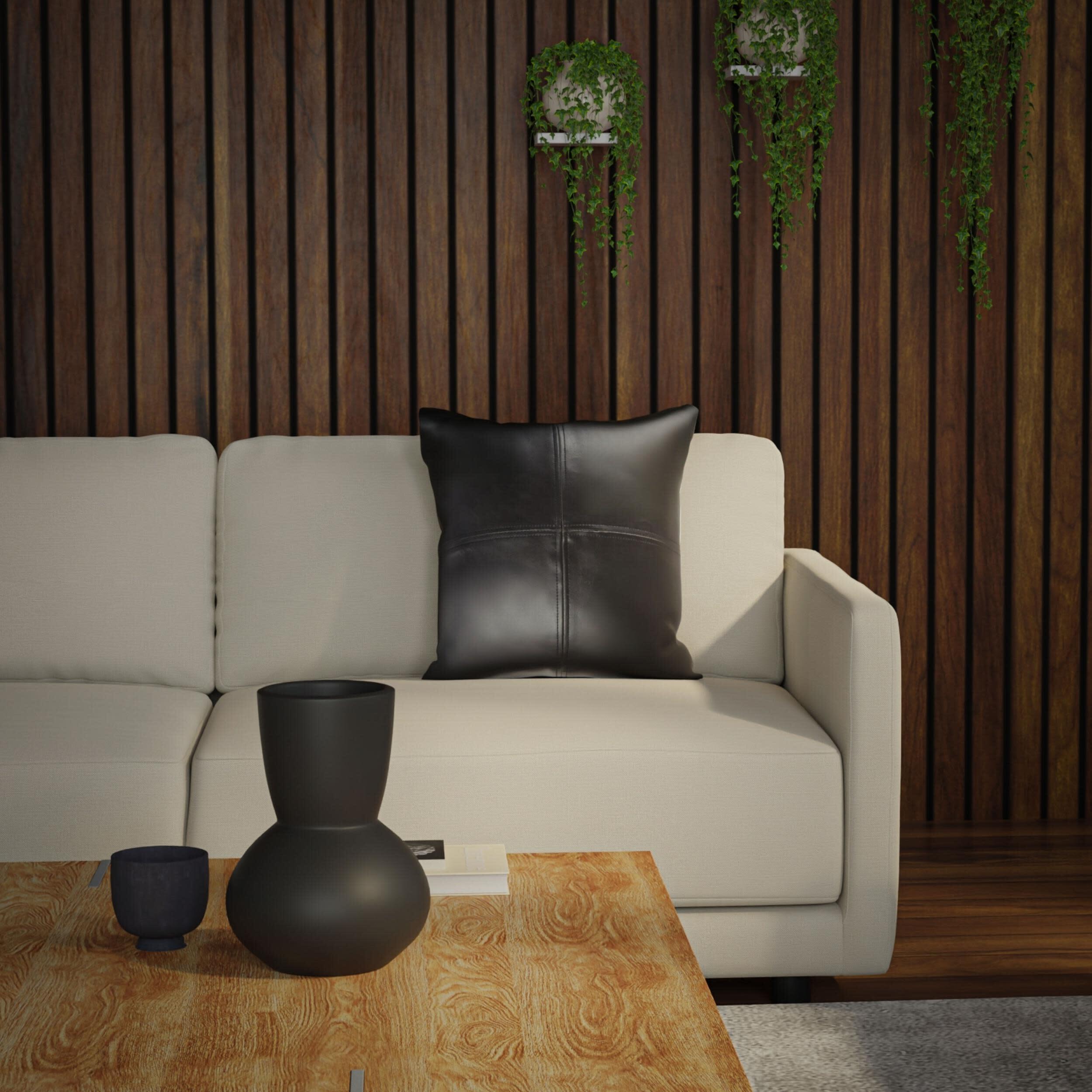 Rizzy Home Keystone Decorative Throw Pillow, Black, rollover