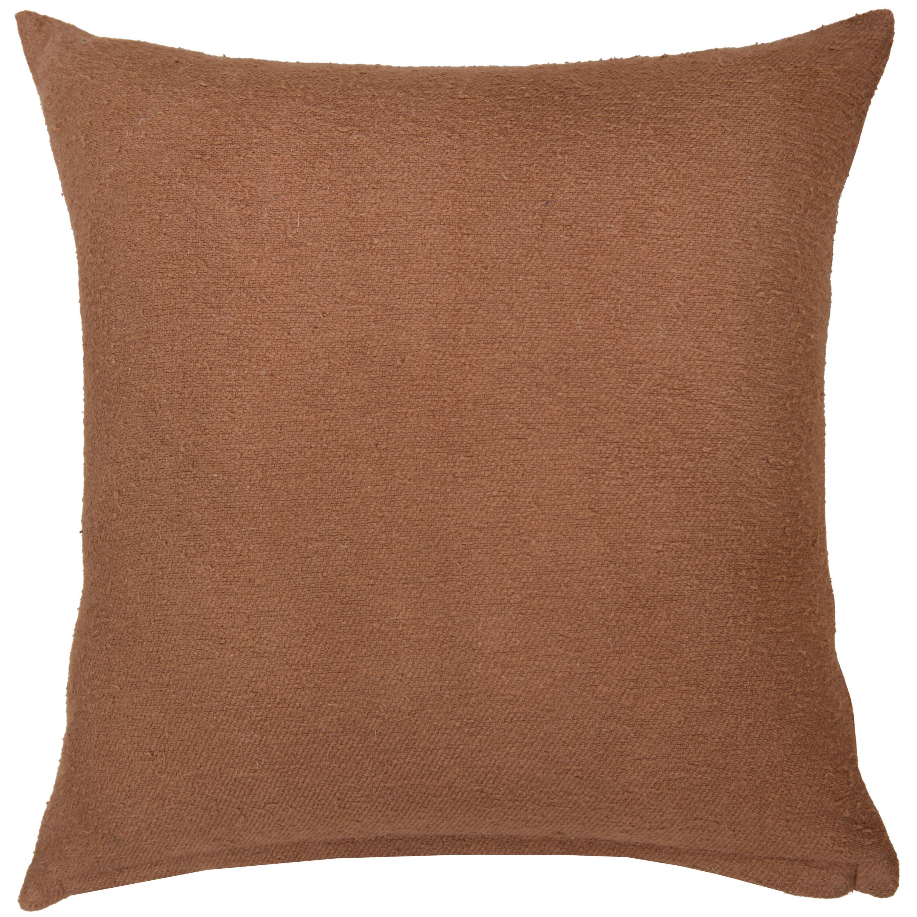 Rizzy Home Keystone Decorative Throw Pillow, Saddle Brown, large