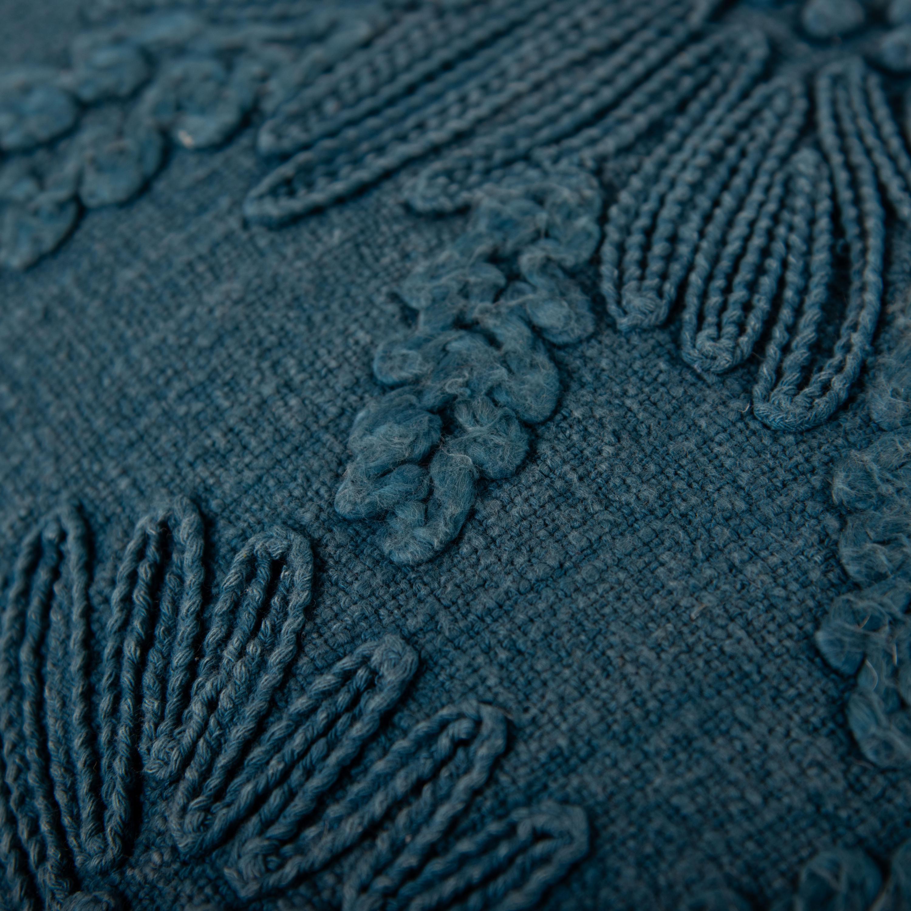 Rizzy Home Heirloom Decorative Throw Pillow, Teal, large