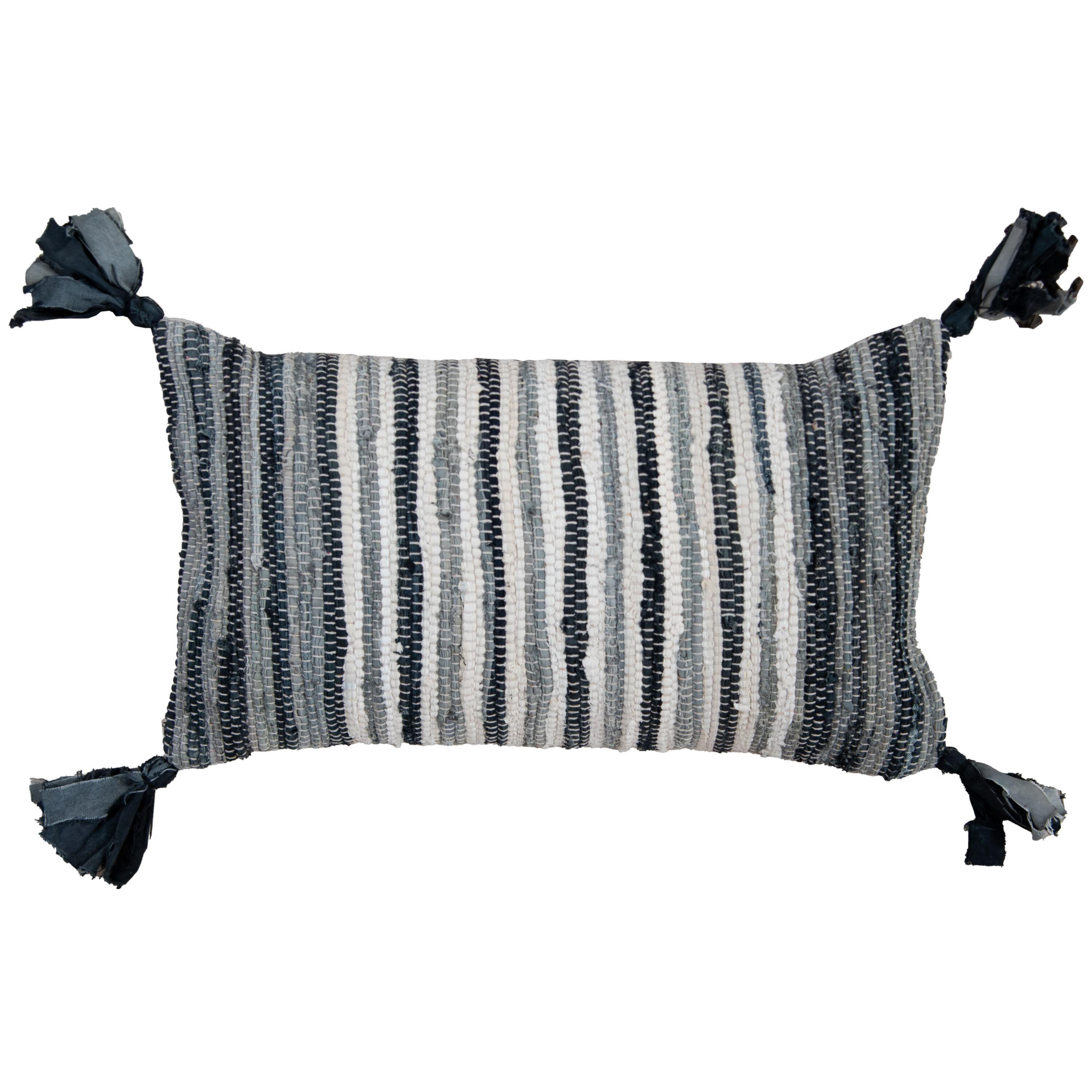 Rizzy Home Origins Decorative Throw Pillow, Black/Gray, large