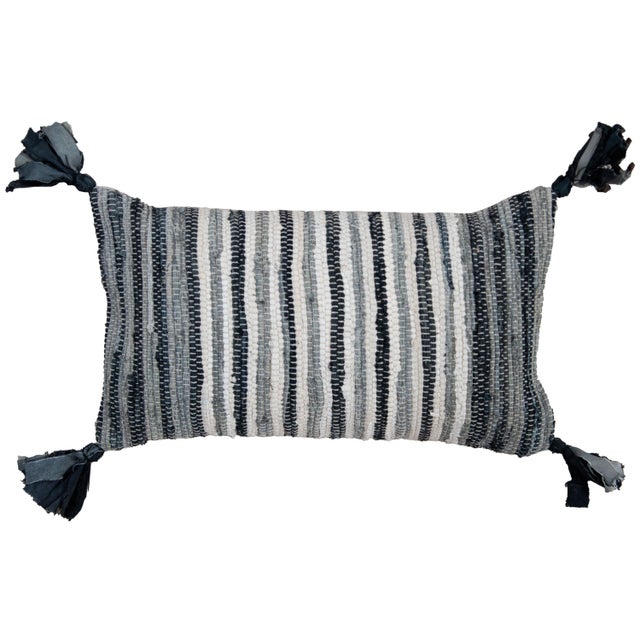 Rizzy Home Origins Decorative Throw Pillow, Black/Gray