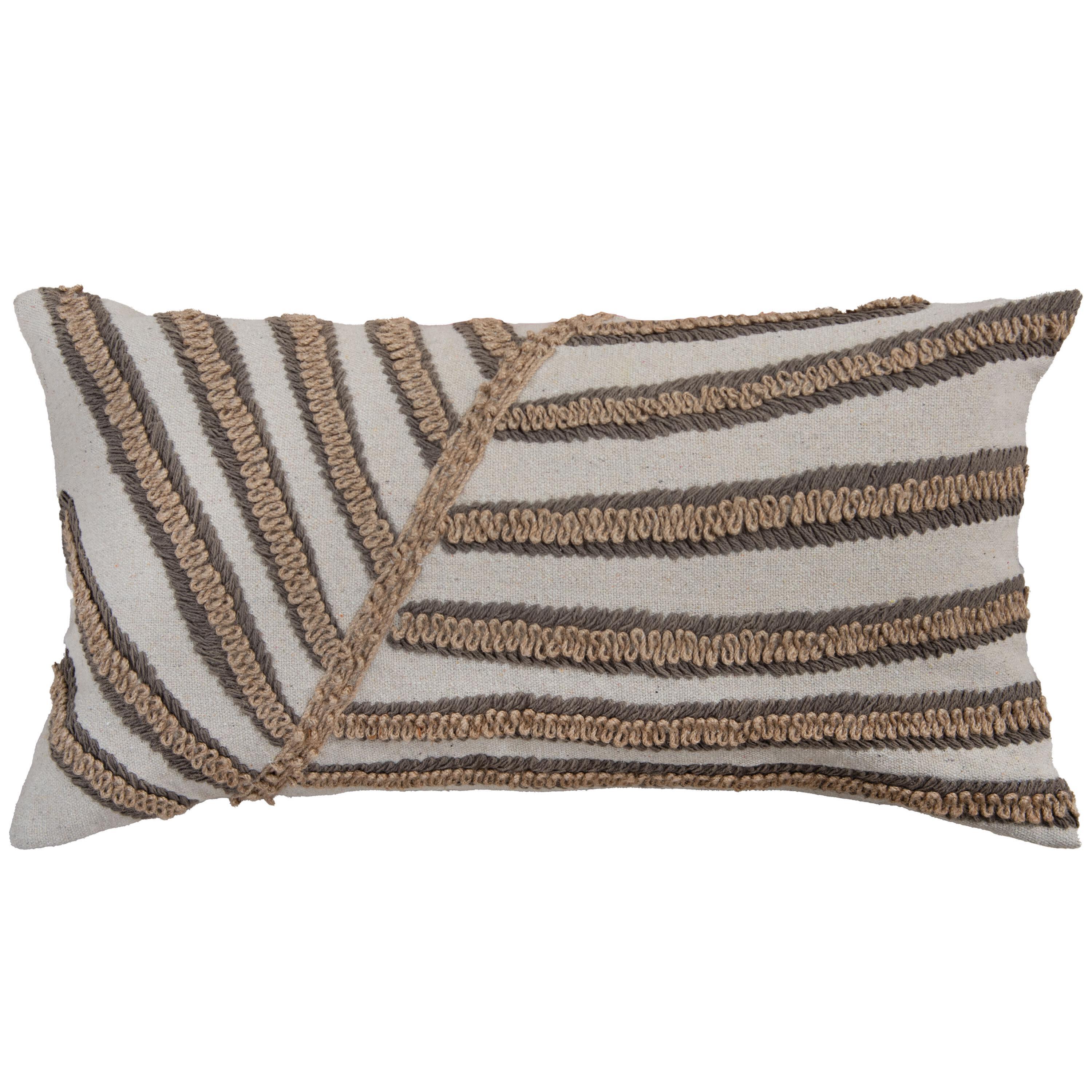 Rizzy Home Leaf Trail Decorative Throw Pillow, , large