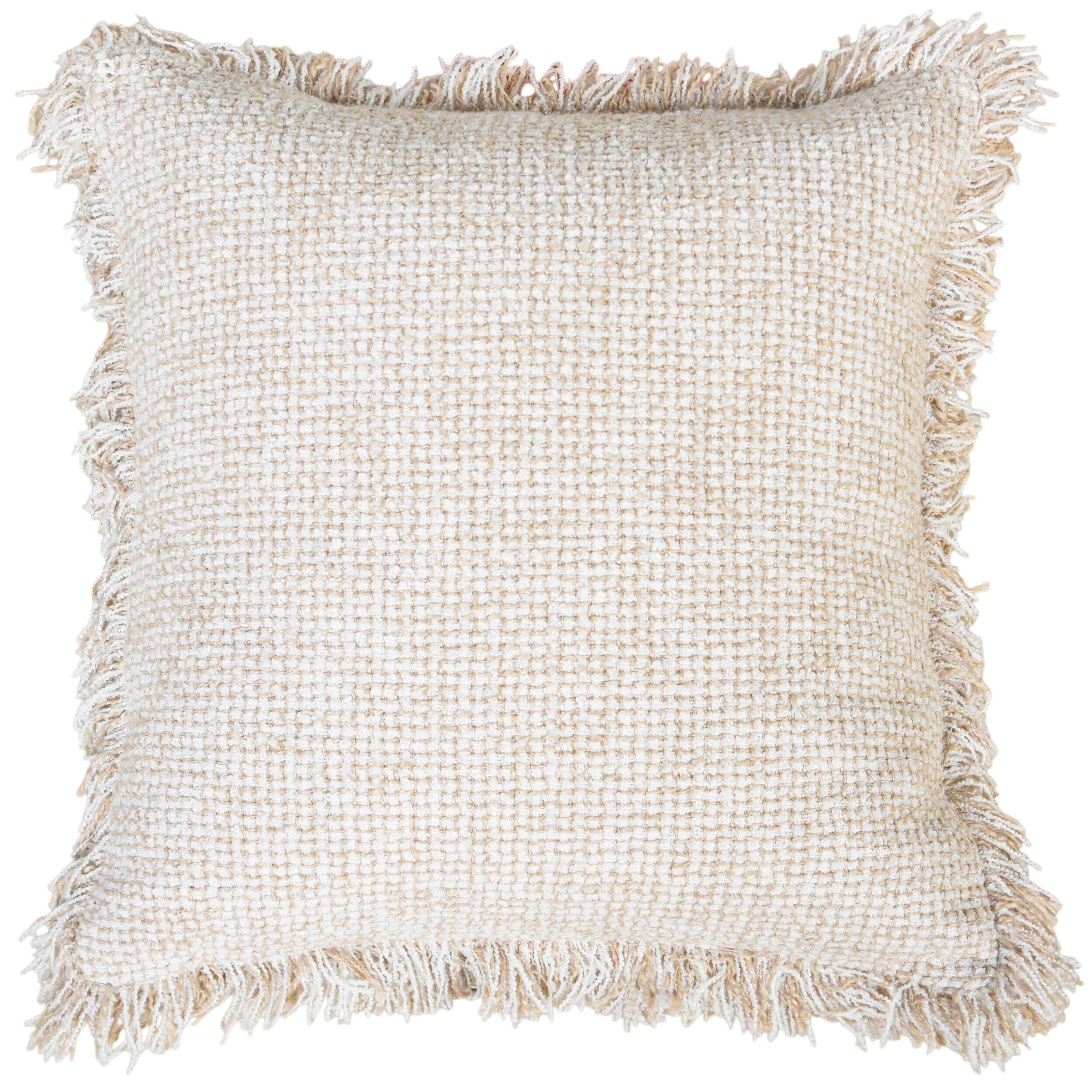 Rizzy Home Fringe Decorative Throw Pillow, , large