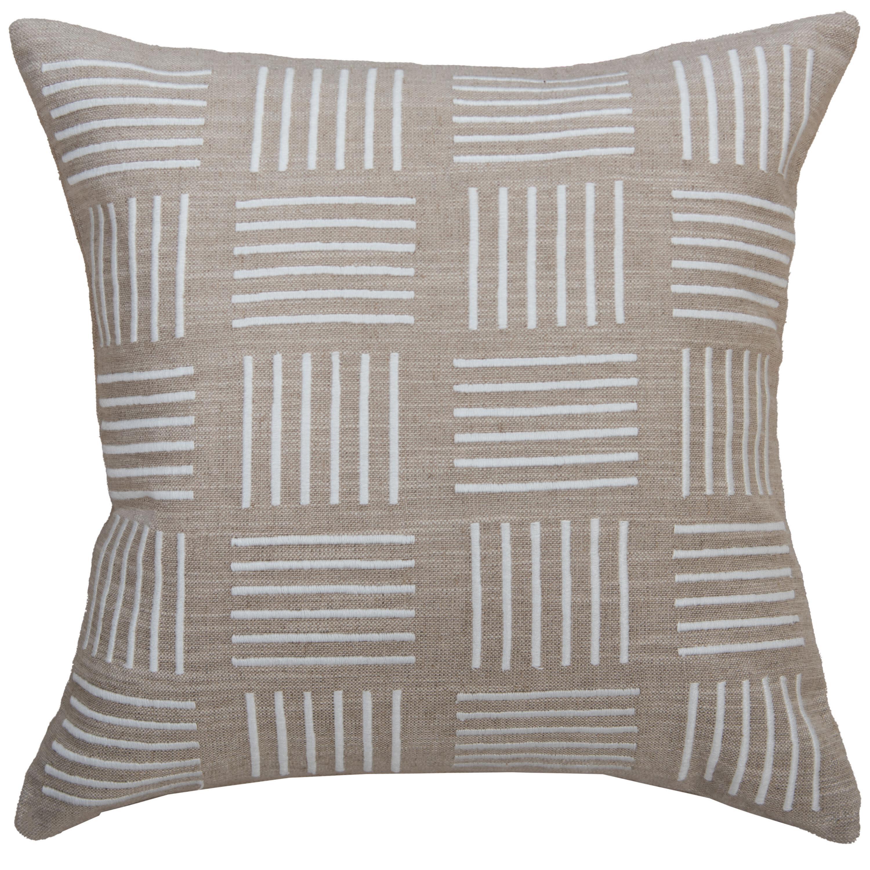 Rizzy Home Grid Harmony Decorative Throw Pillow, , large