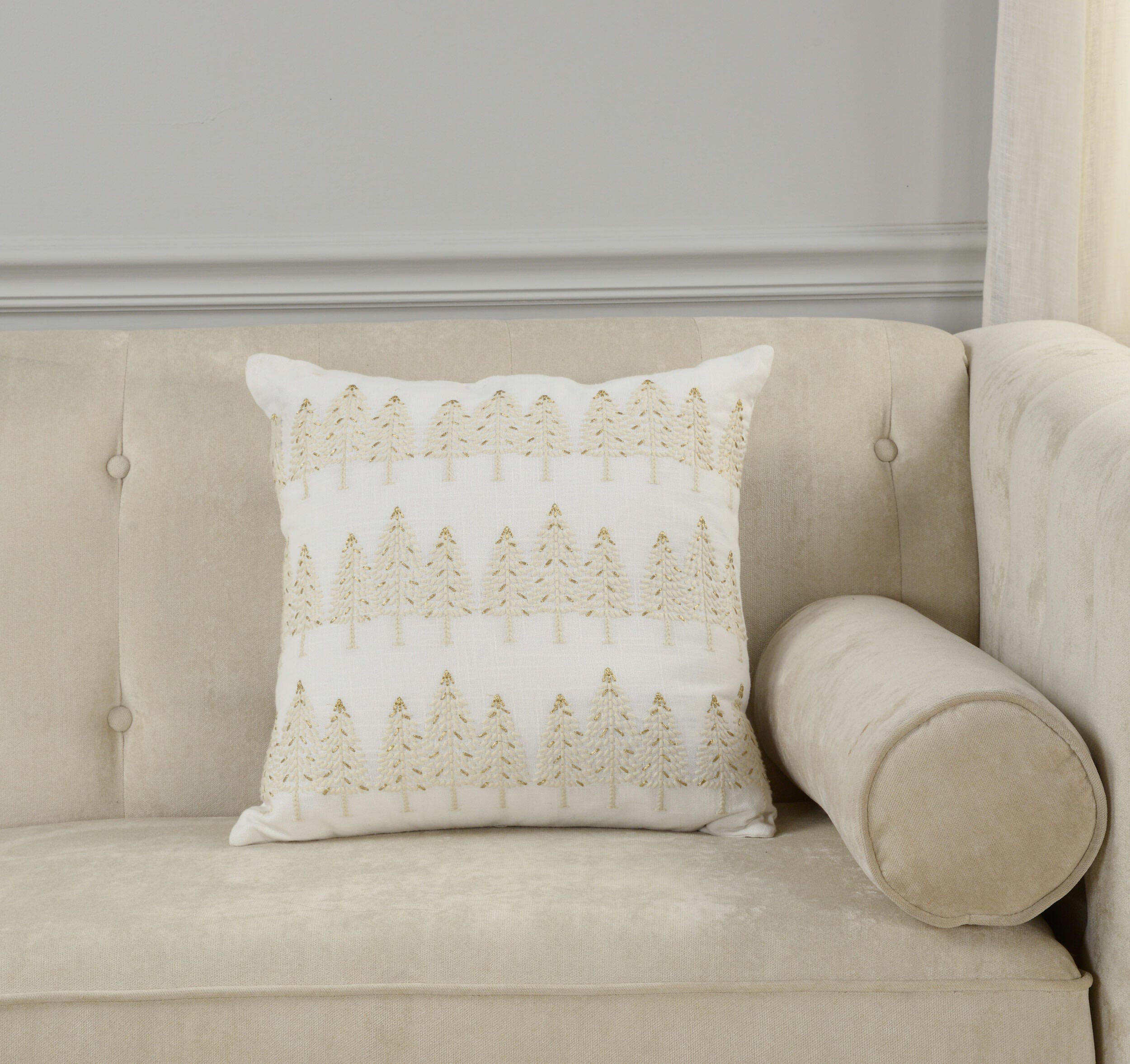 Rizzy Home Golden Forest Decorative Throw Pillow, , rollover