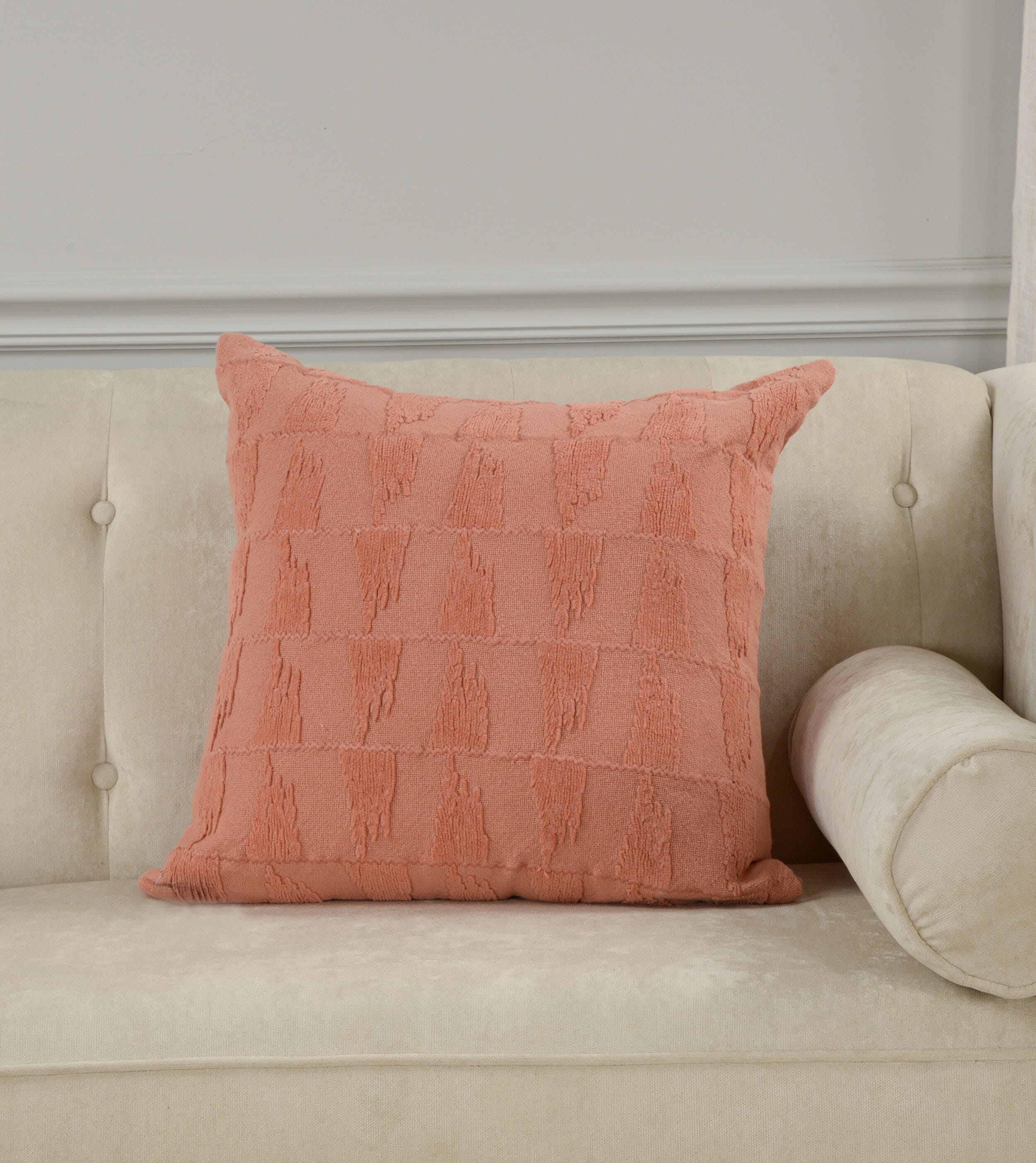 Rizzy Home Baseline Decorative Throw Pillow, Orange, rollover