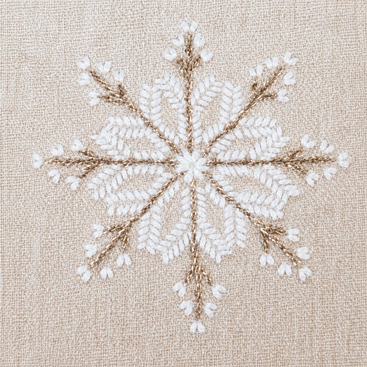 Rizzy Home Golden Snow Decorative Throw Pillow, , large