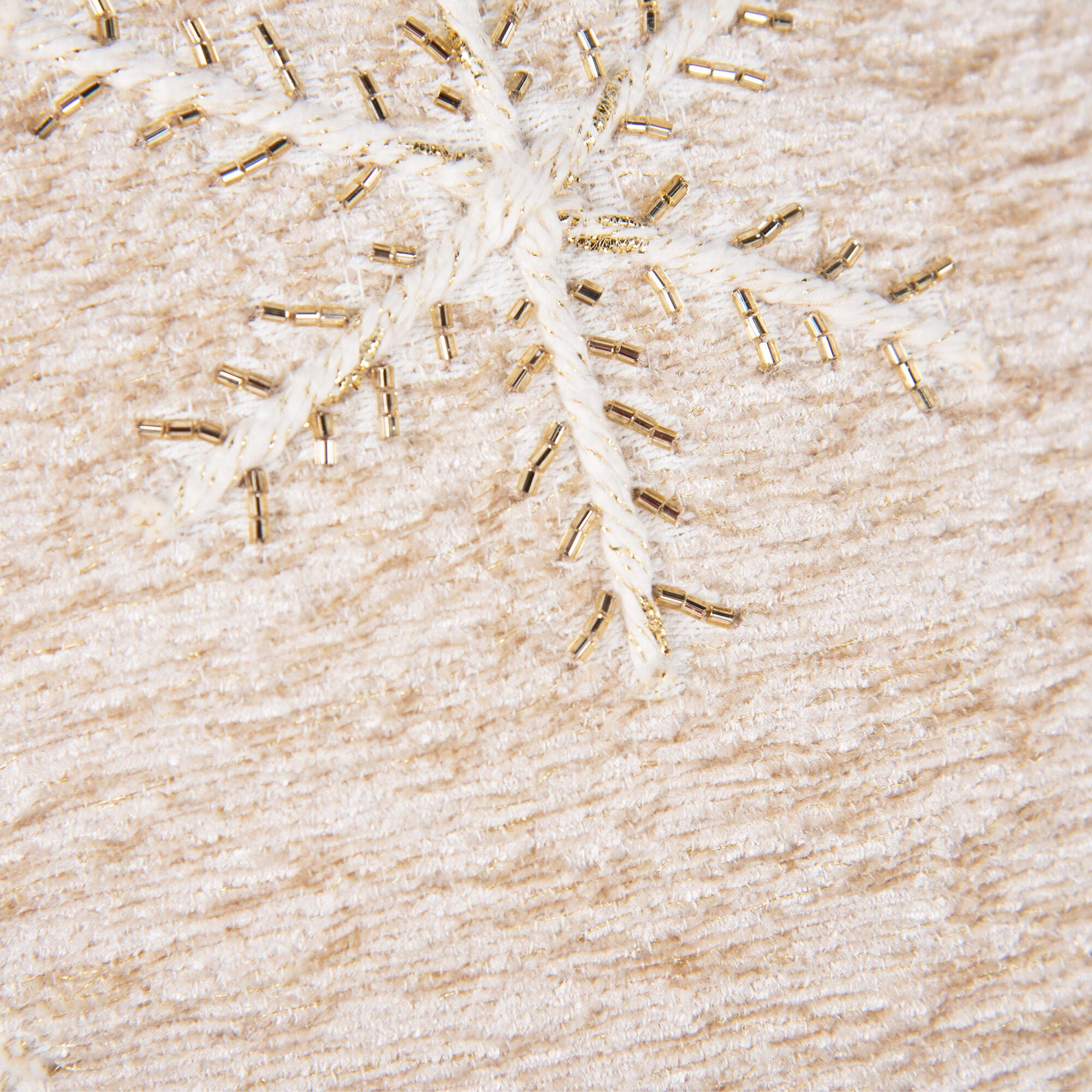 Rizzy Home Snowflakes Decorative Throw Pillow, , large