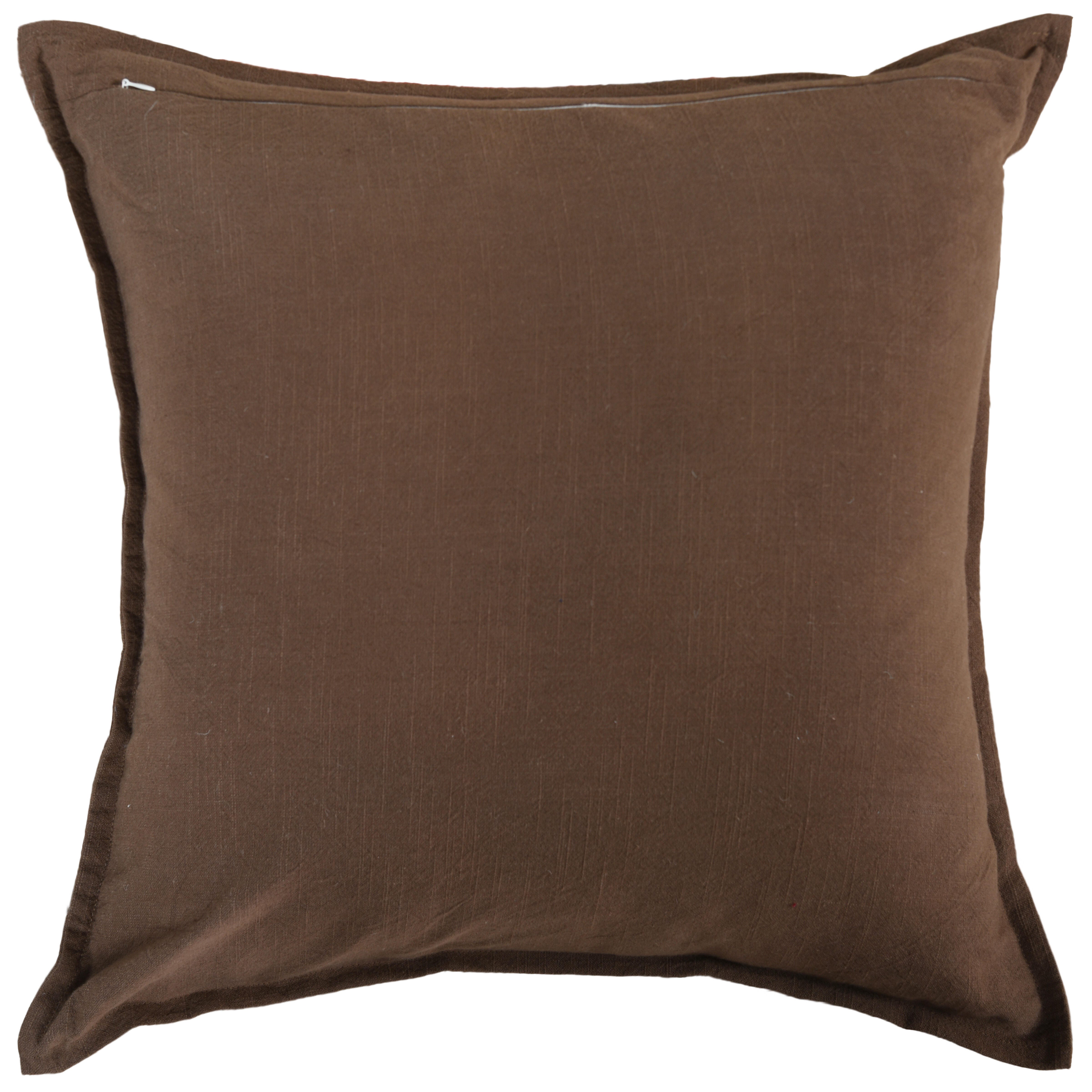 Rizzy Home Everwell Decorative Throw Pillow, Brown, large