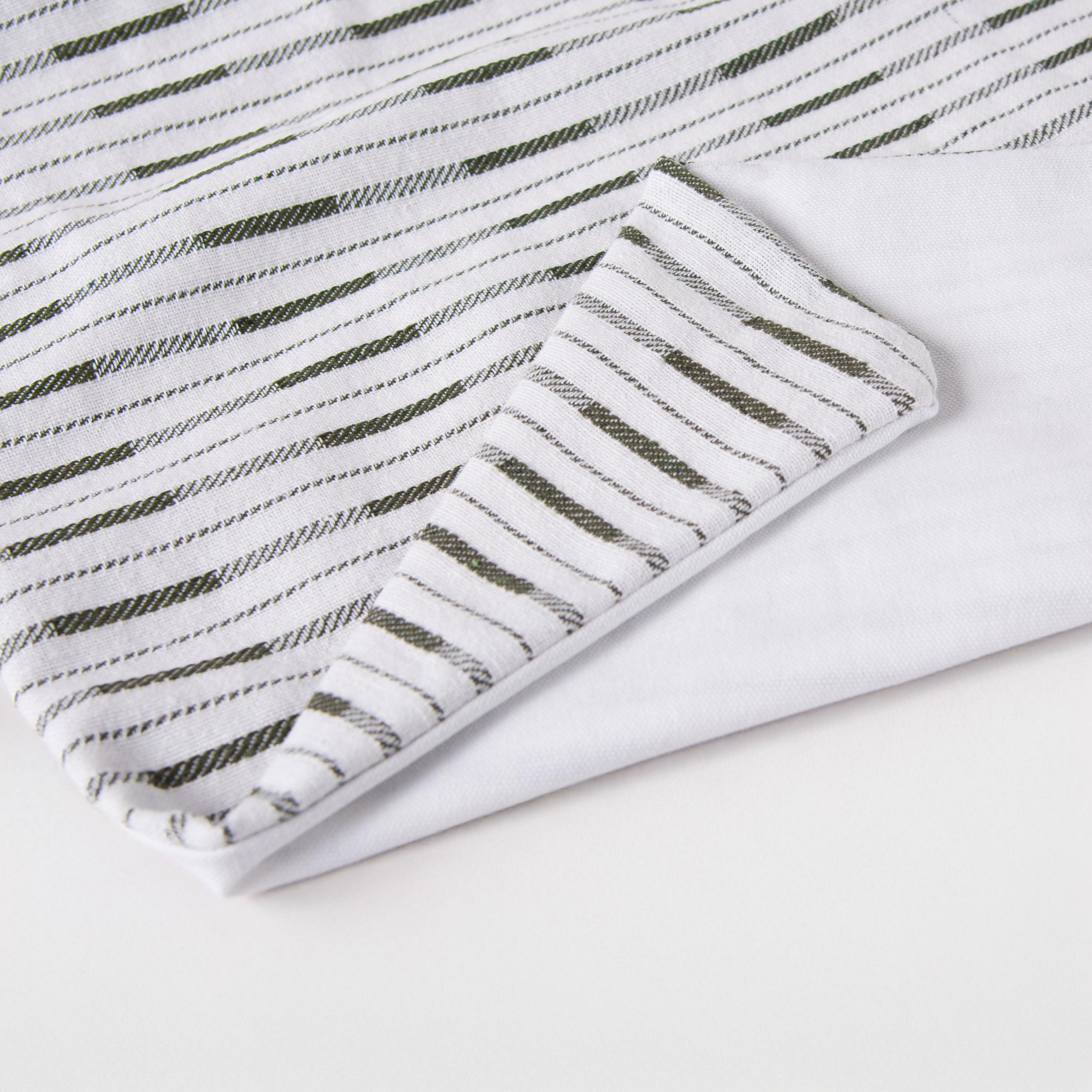 Rizzy Home Equinox Decorative Throw Pillow, White/Green, large