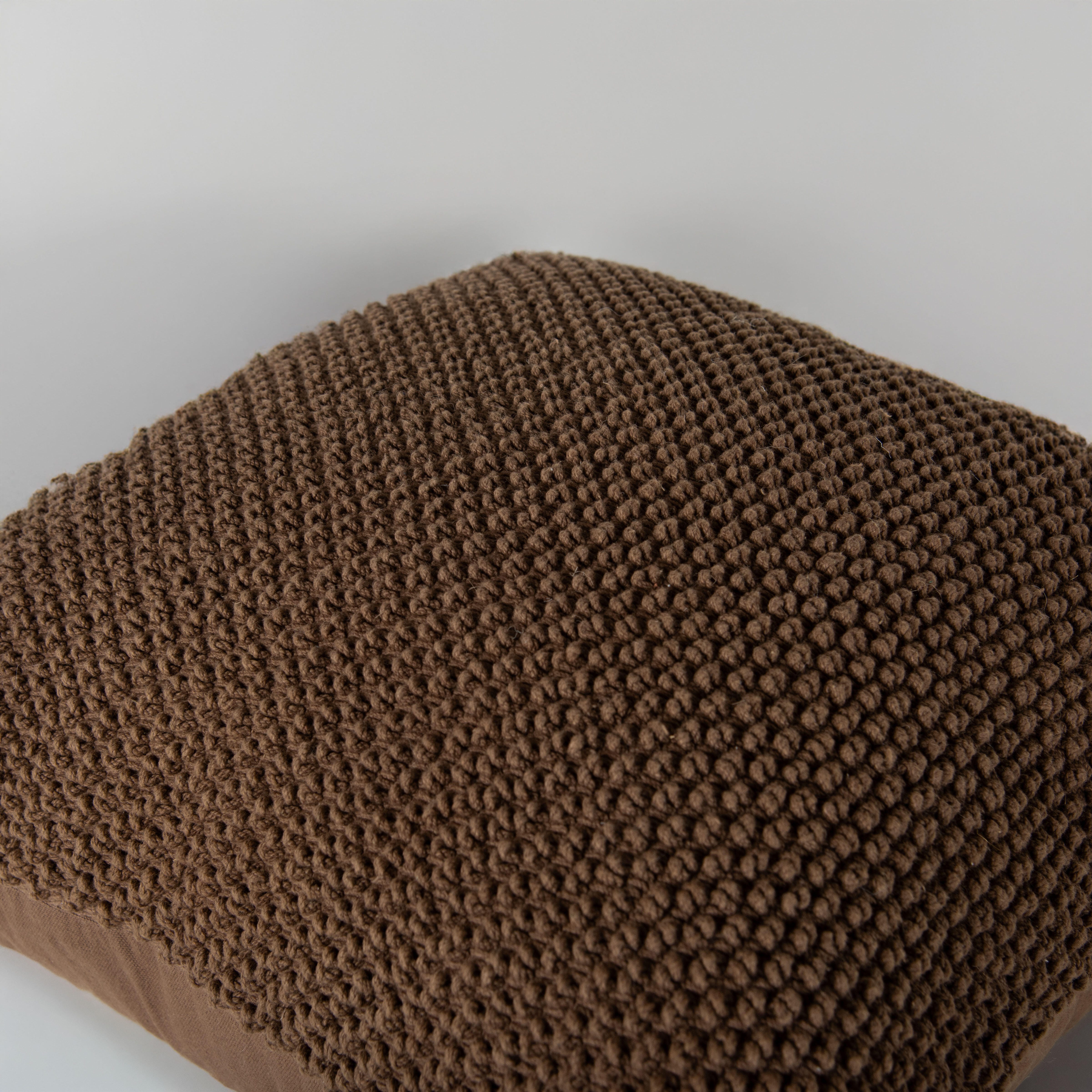 Rizzy Home Element Decorative Throw Pillow, Brown, large