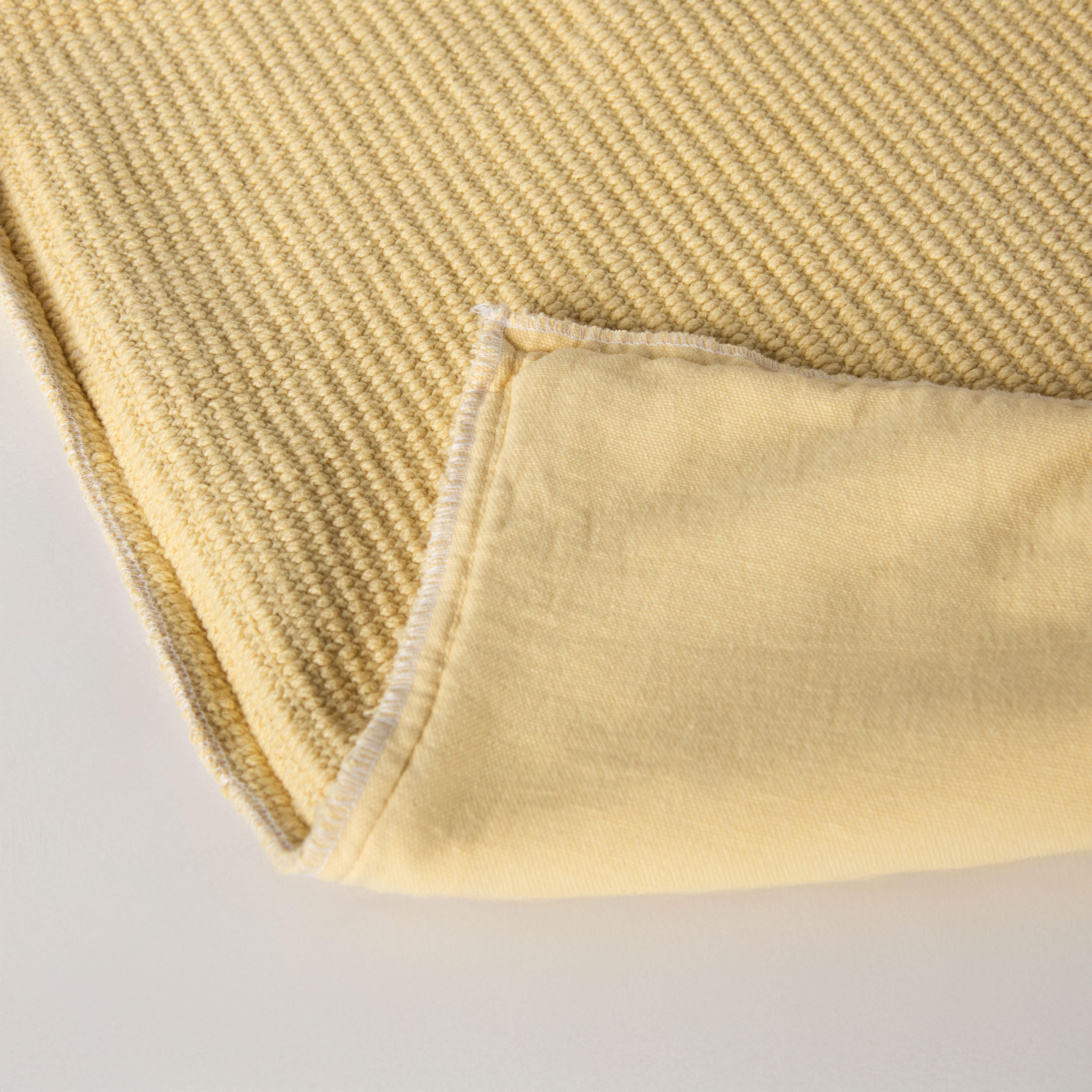 Rizzy Home Element Decorative Throw Pillow, Butter Yellow, large