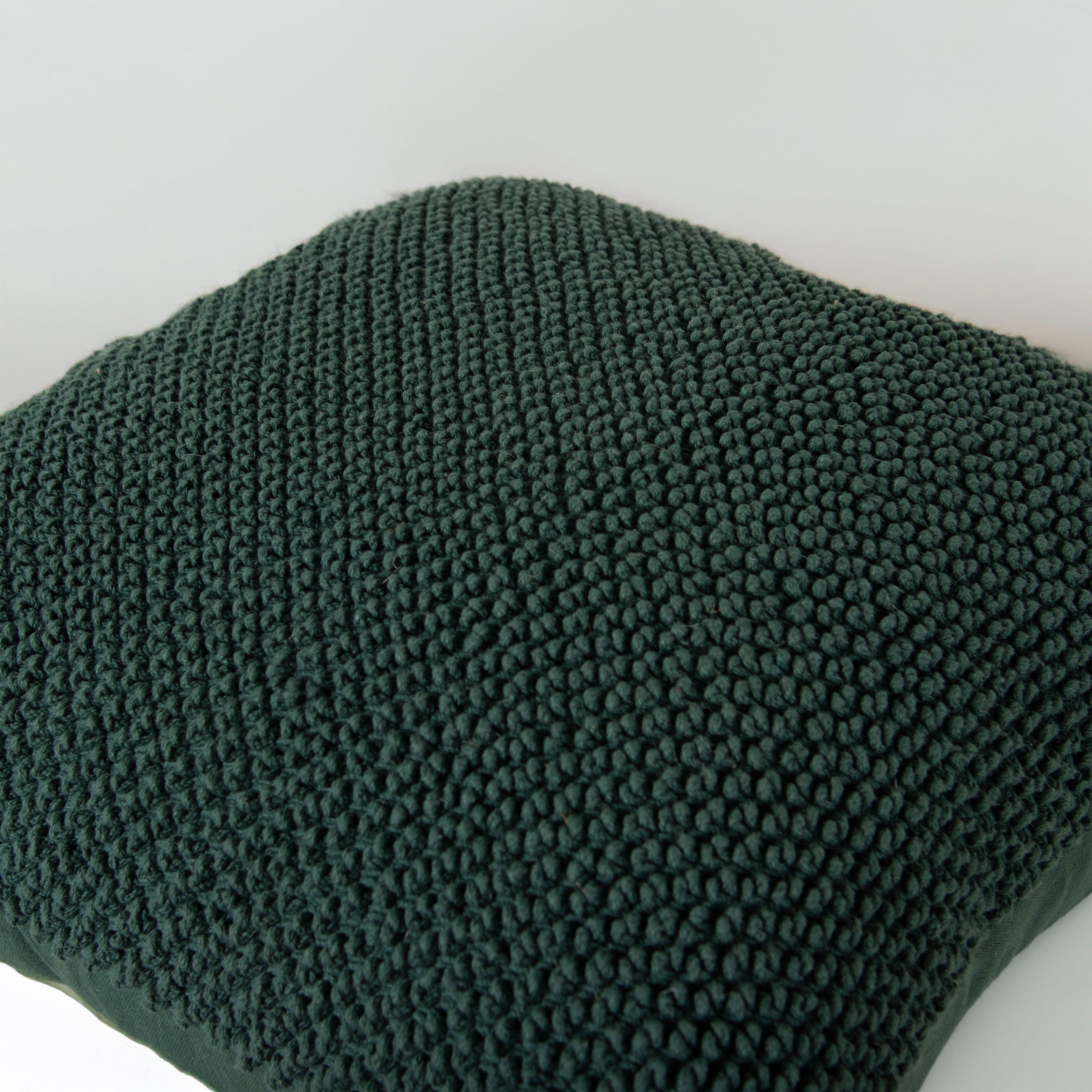 Rizzy Home Element Decorative Throw Pillow, Dark Green, large