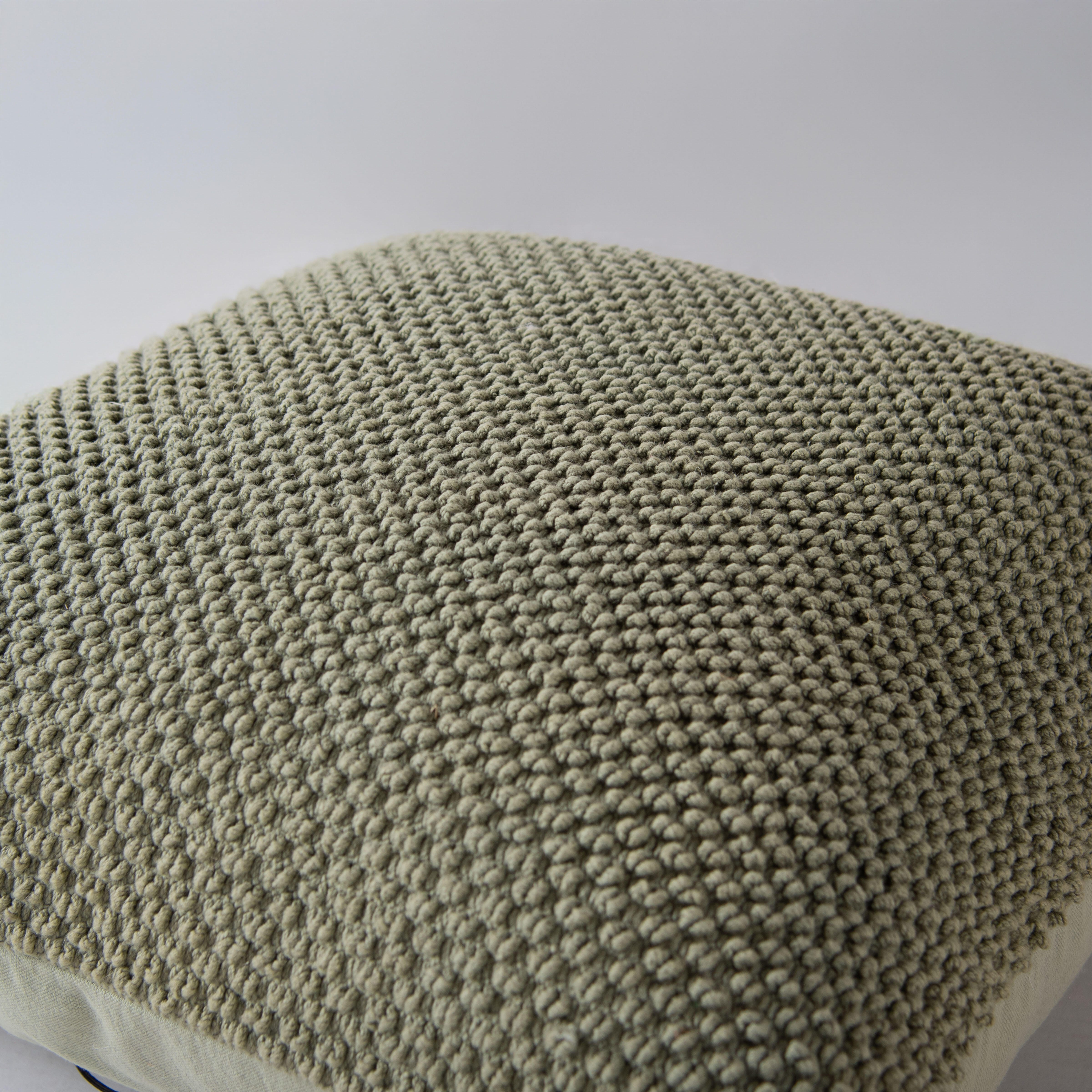 Rizzy Home Element Decorative Throw Pillow, Olive Green, large