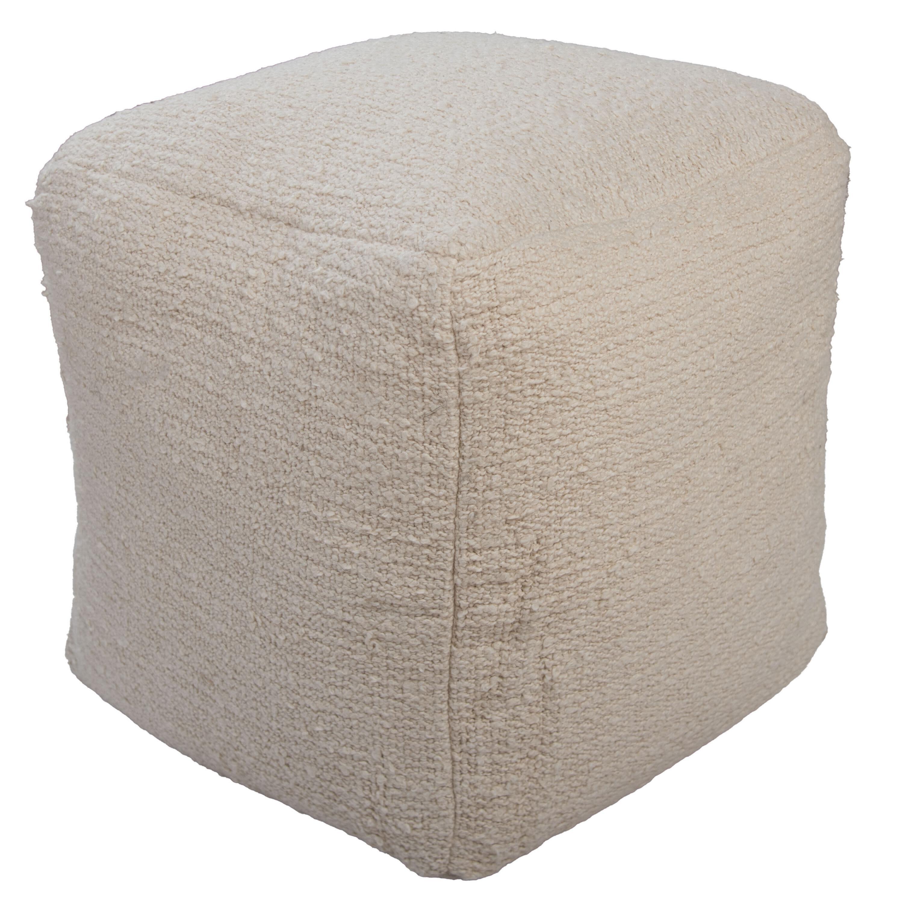 Rizzy Home Woven Pouf, , large