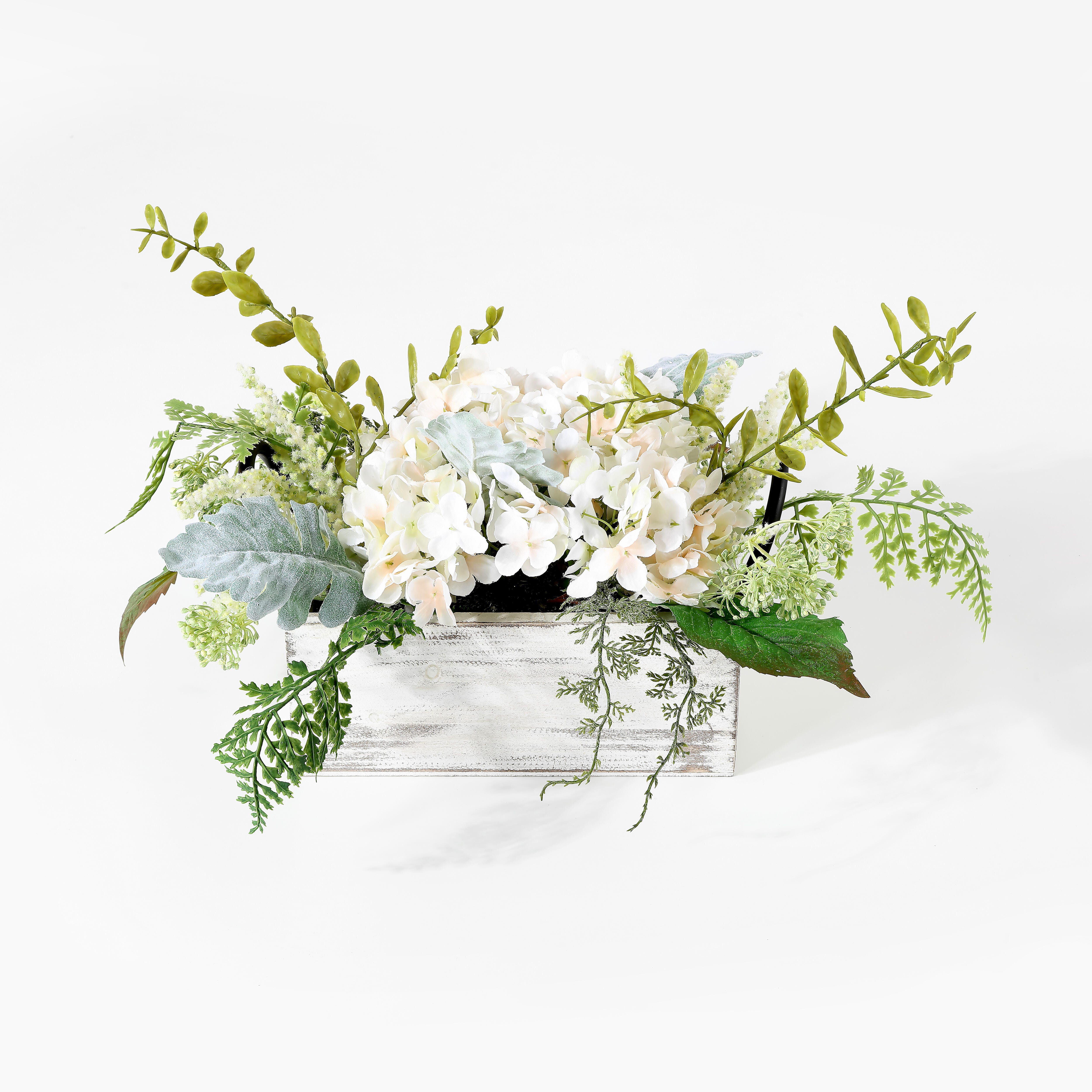 Safavieh Potted Faux Hydrangea Plant, , large