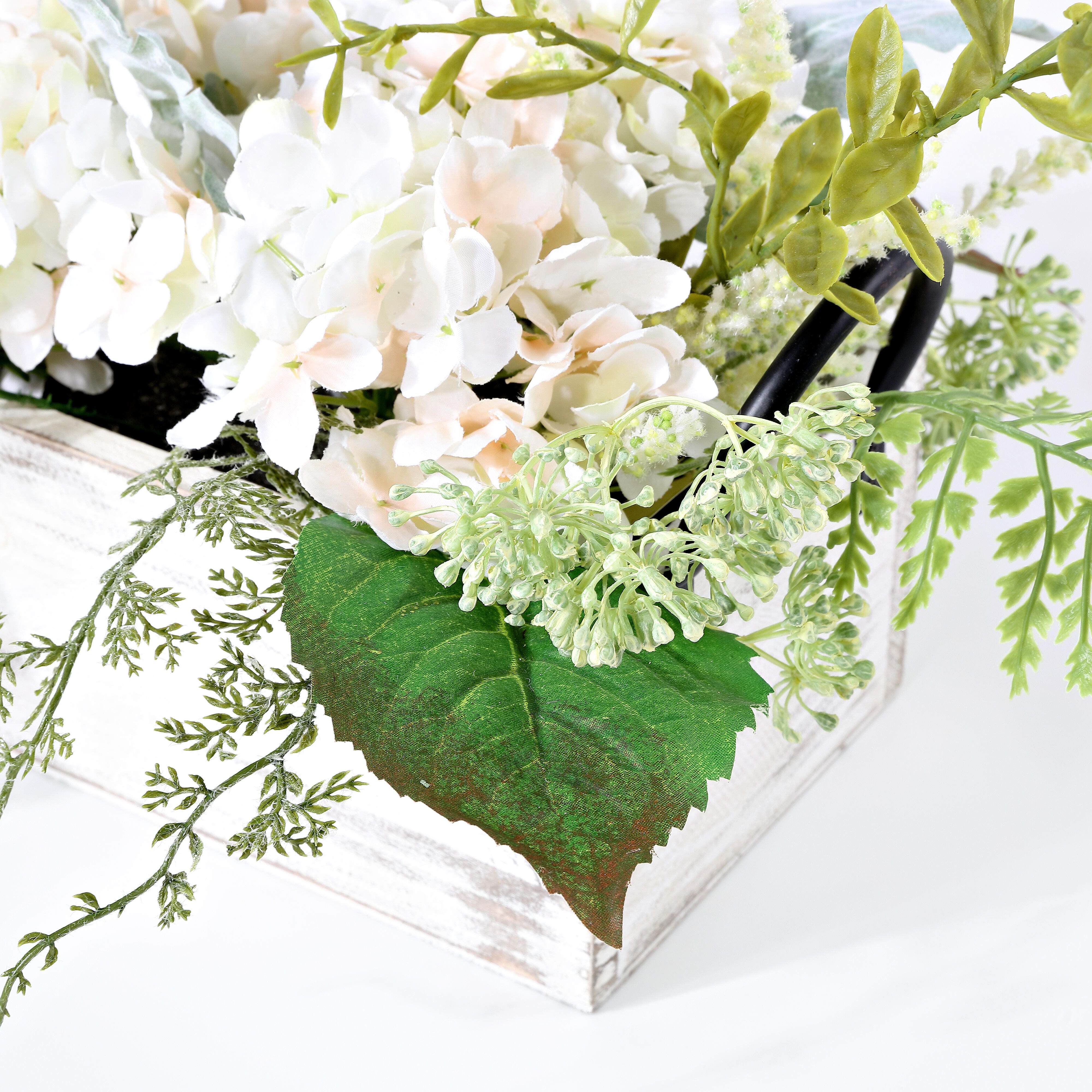 Safavieh Potted Faux Hydrangea Plant, , large