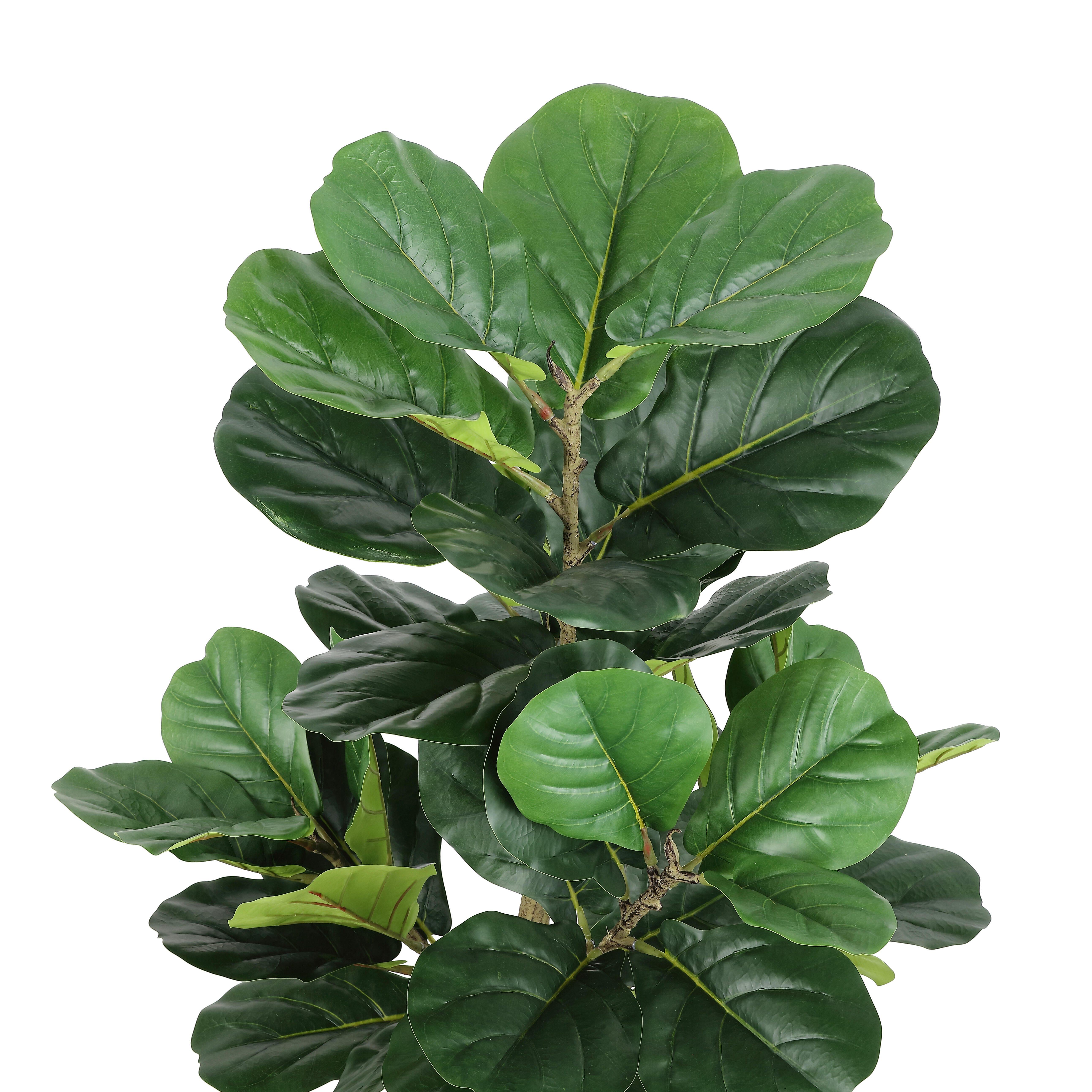 Safavieh Potted Faux Fiddle Fig Tree, , large