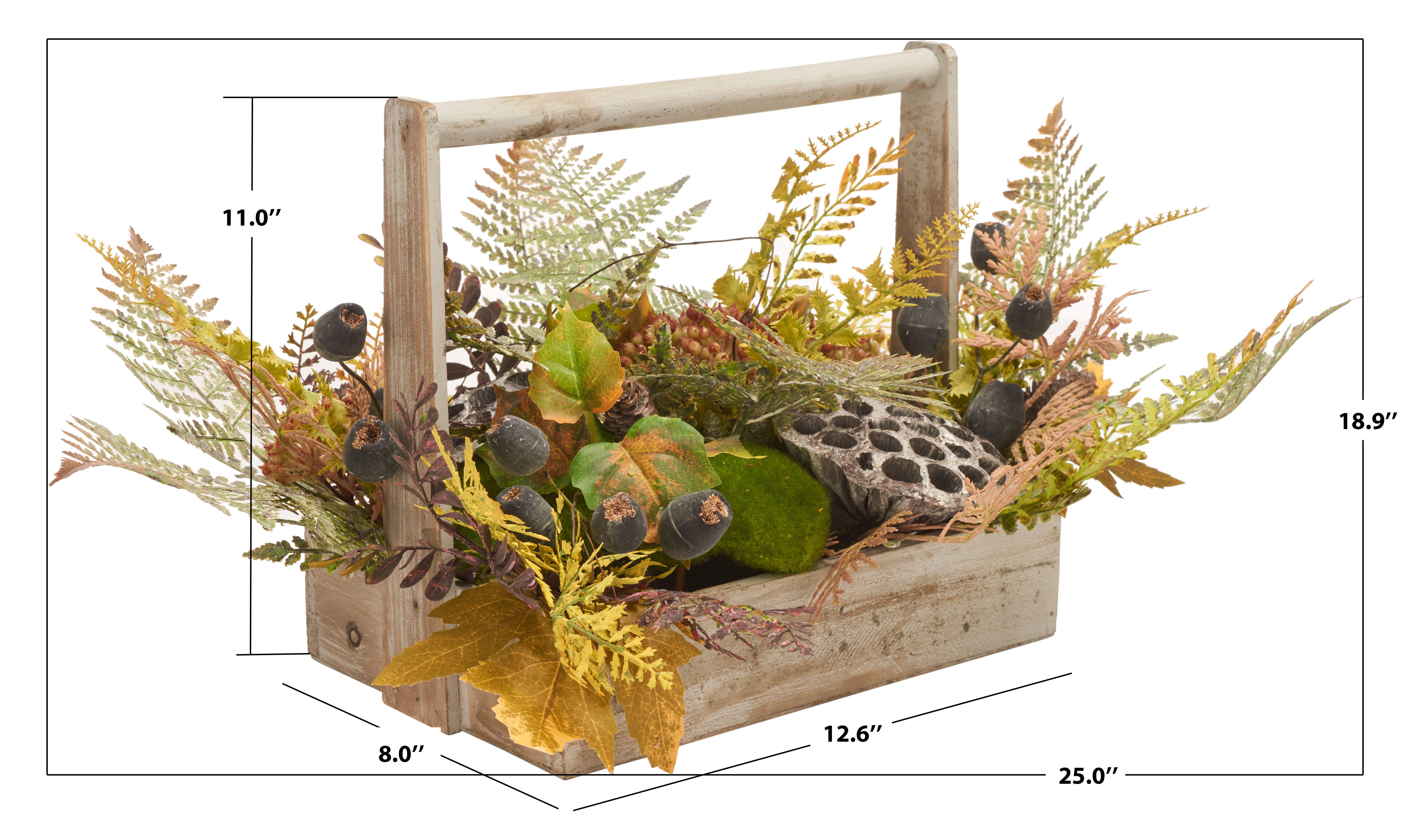 Safavieh Faux Lotus and Fern in Planter, , large