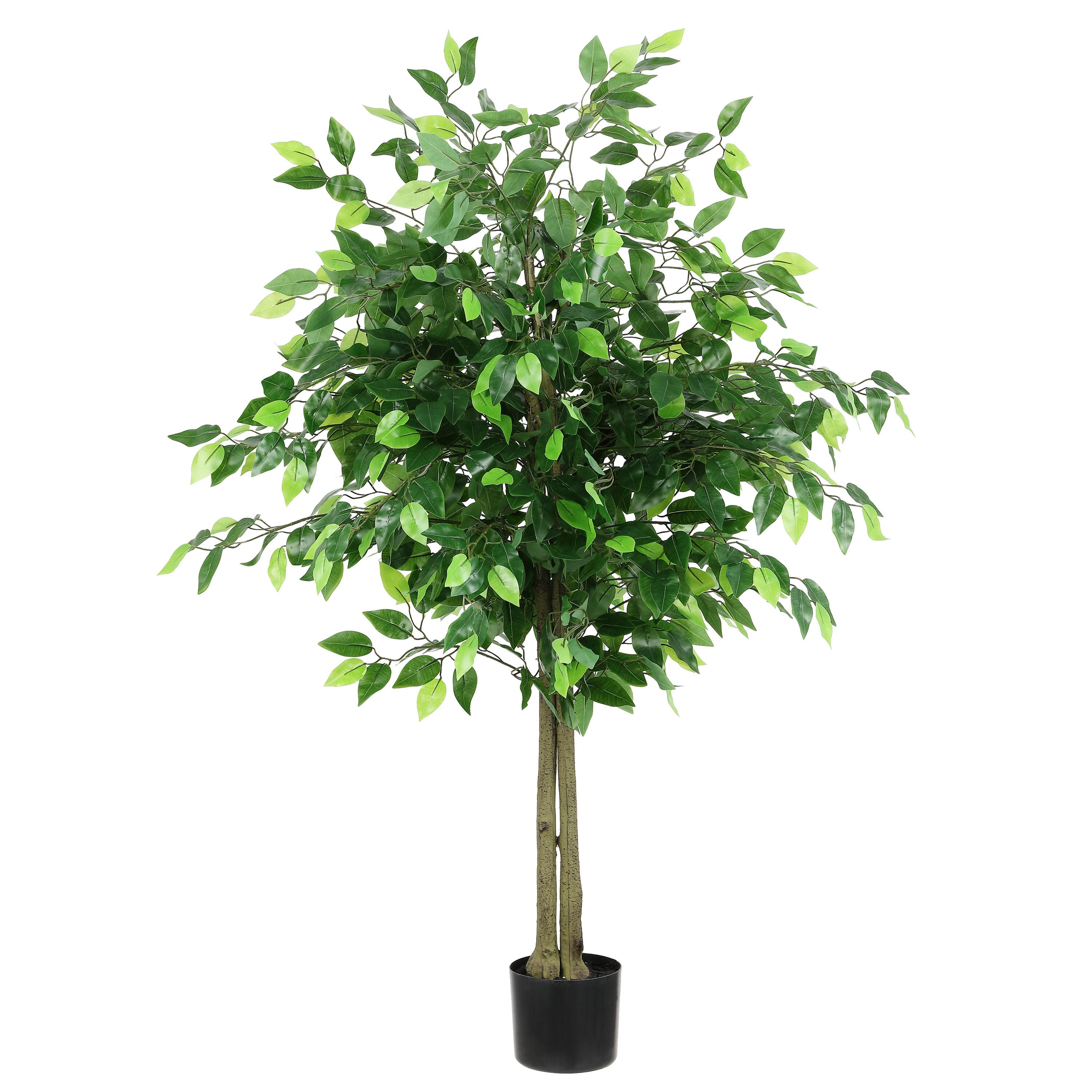 Safavieh Potted Bush Faux Ficus Tree, , large