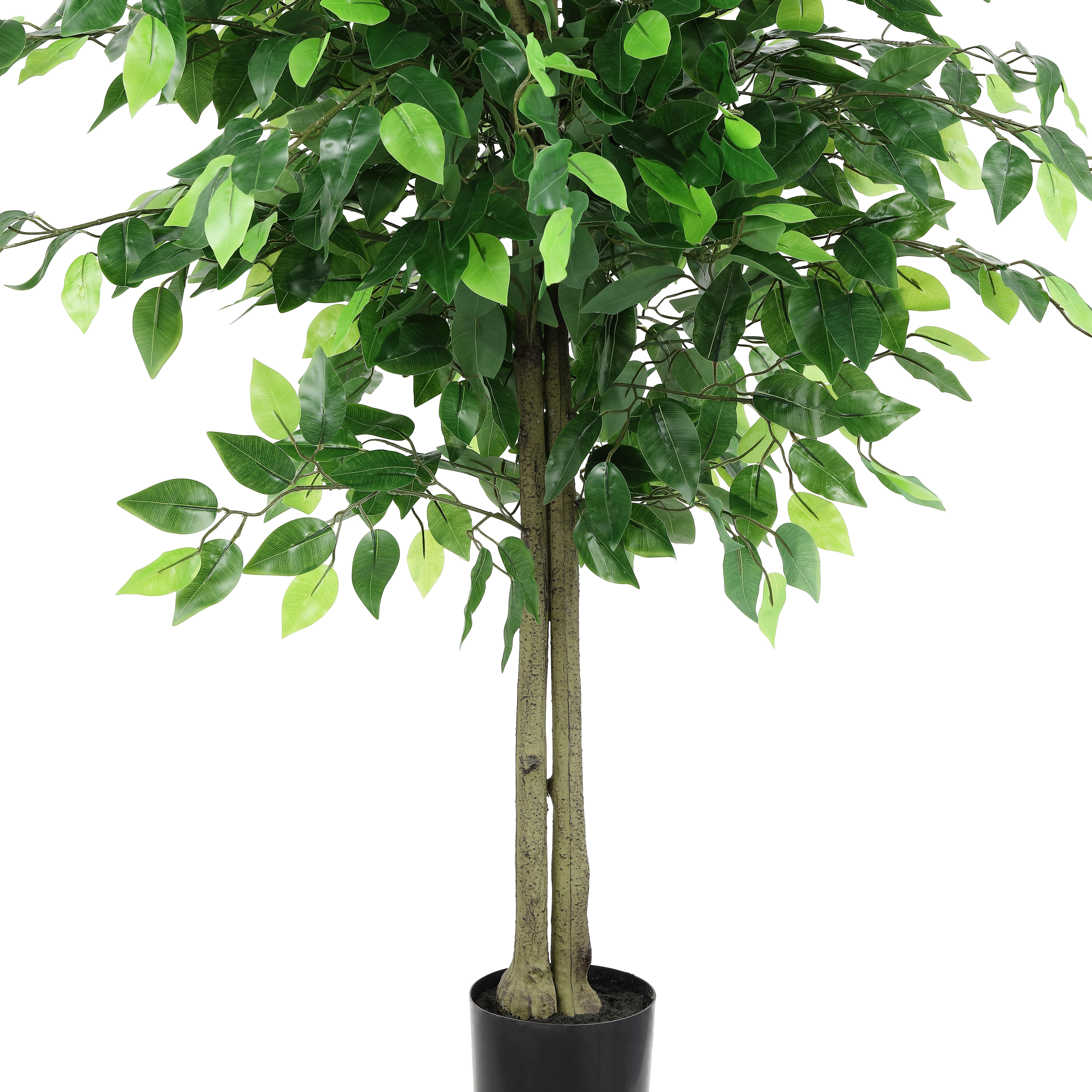 Safavieh Potted Bush Faux Ficus Tree, , large
