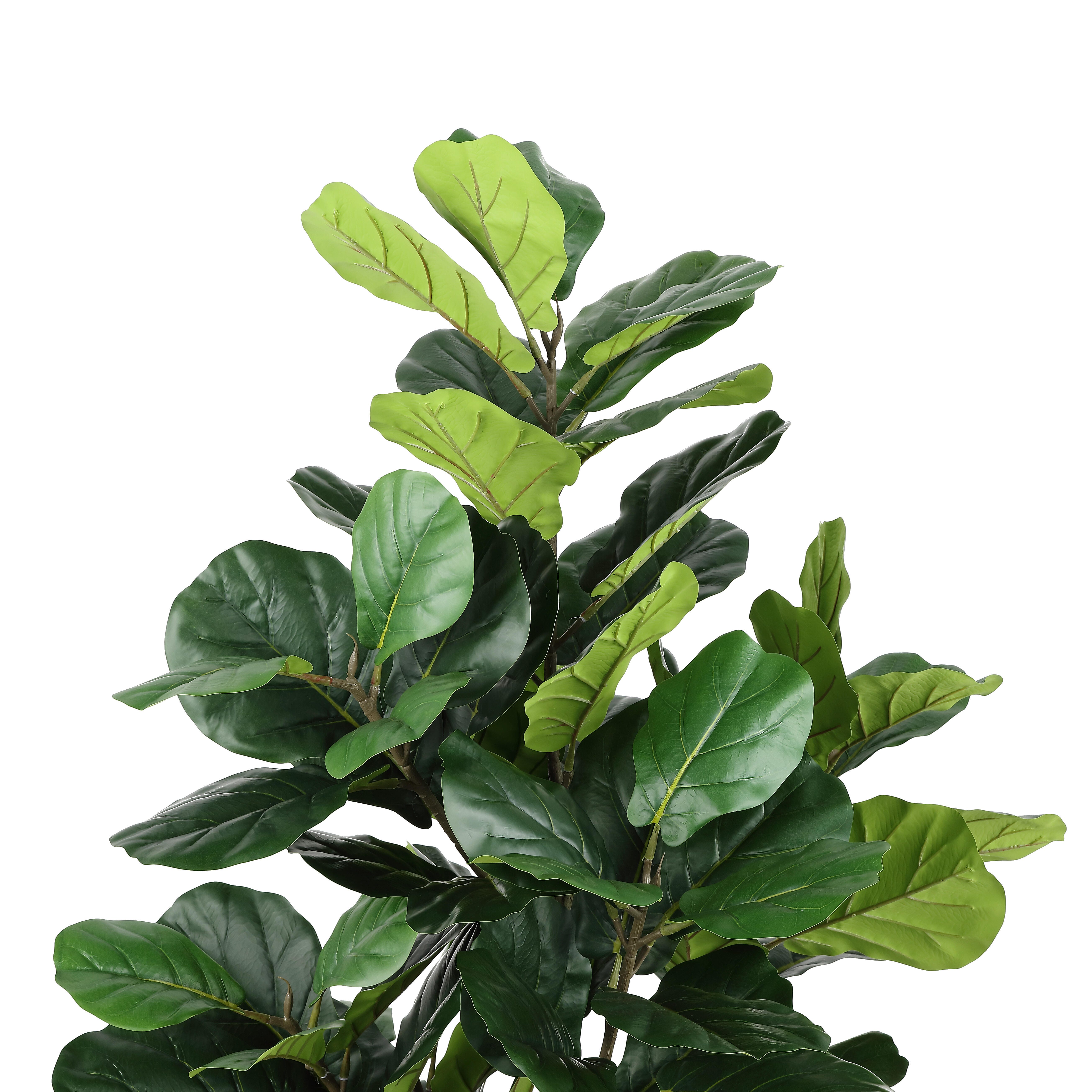 Safavieh Small Potted Faux Fiddle Fig Tree, , large