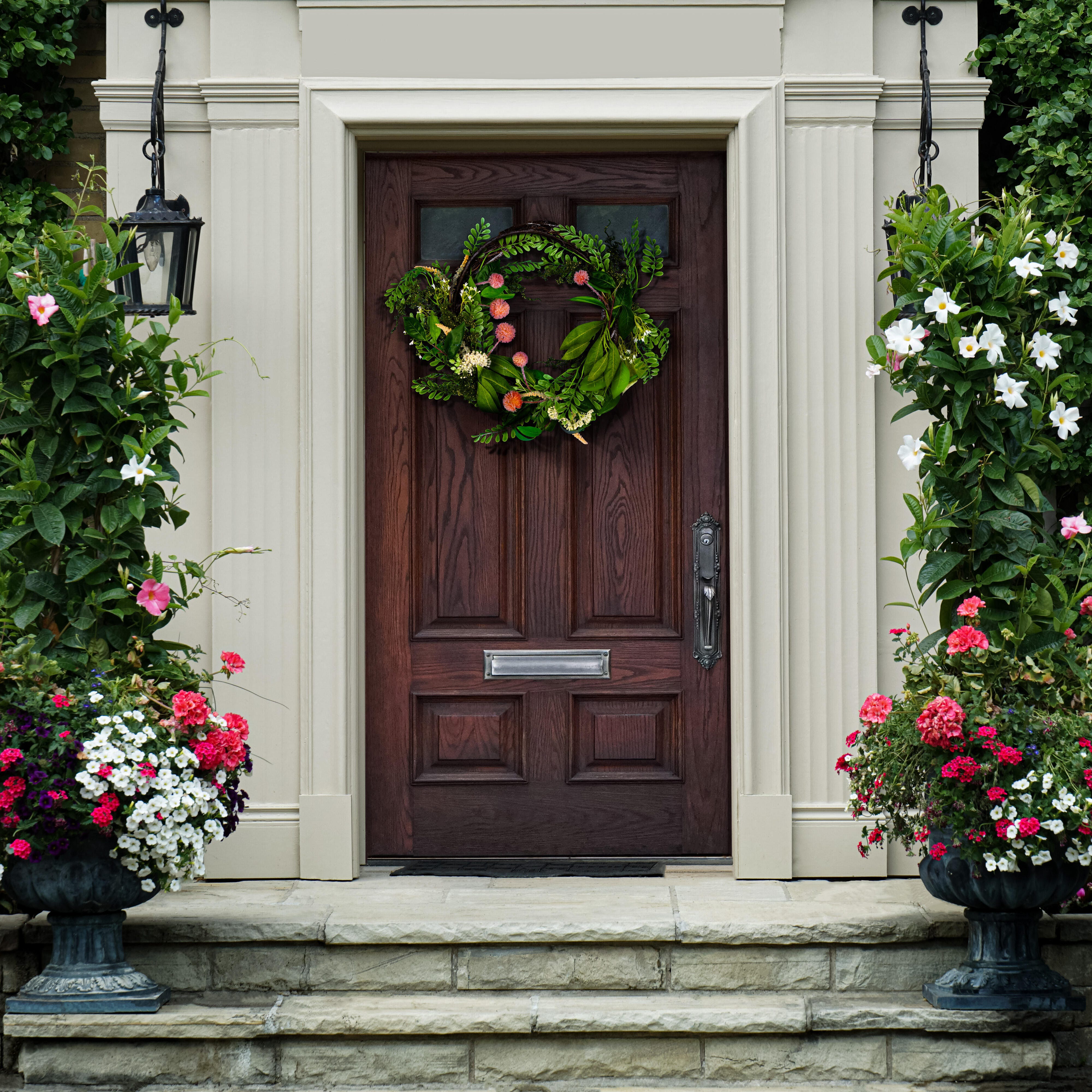 Safavieh Sweetgum & Mandarin Semi-Wreath, , rollover