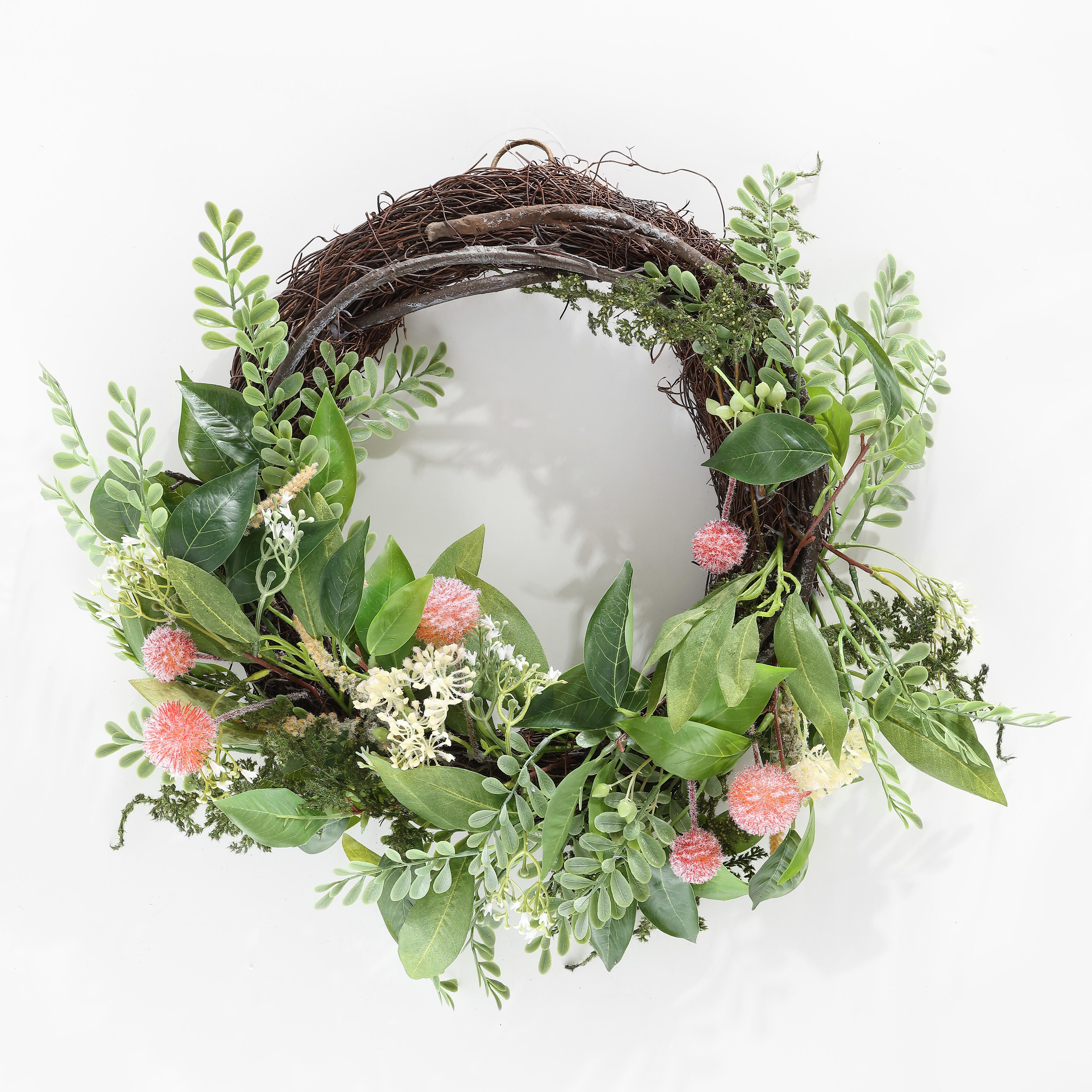 Safavieh Sweetgum & Mandarin Semi-Wreath, , large