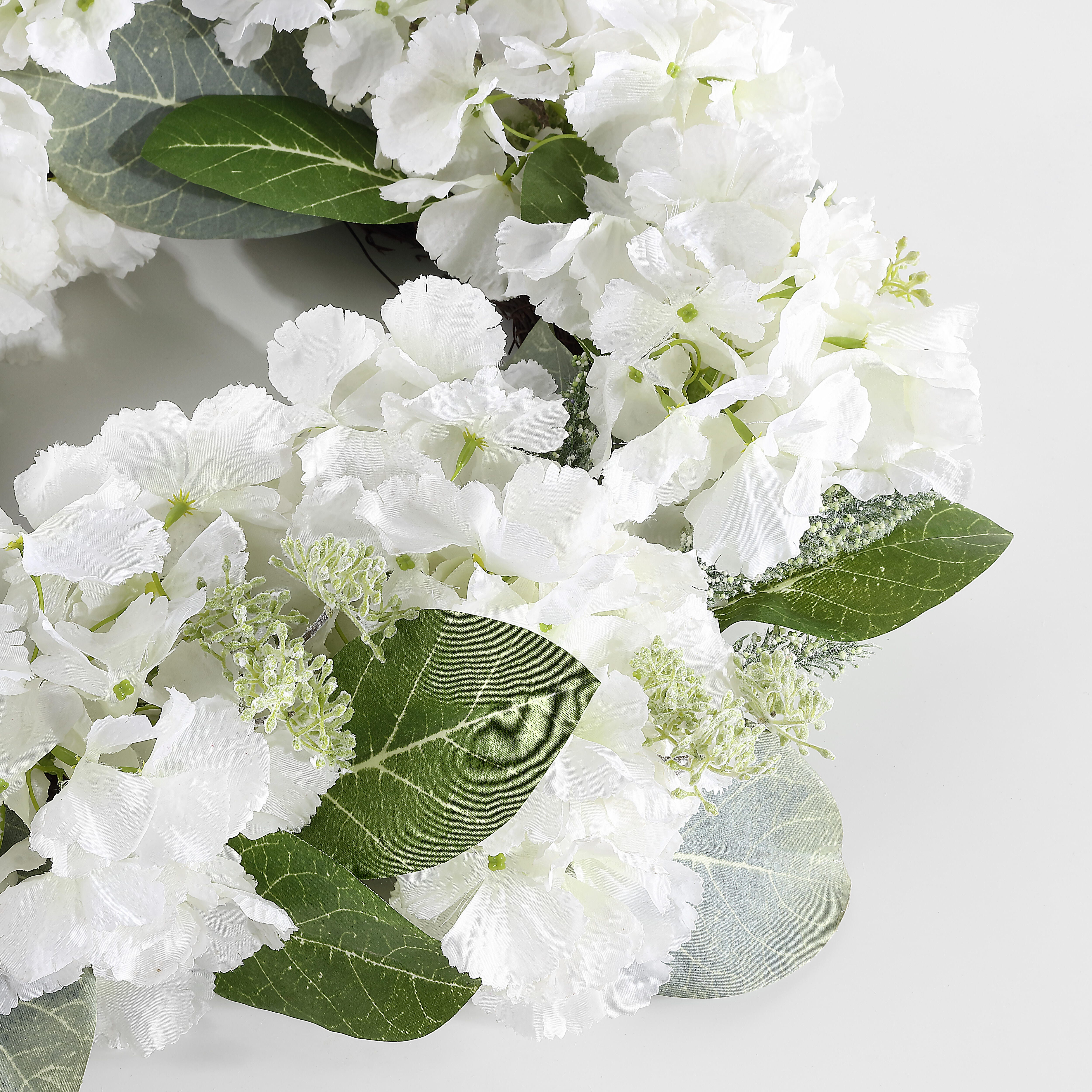 Safavieh Faux Hydrangea & Magnolia Wreath, , large
