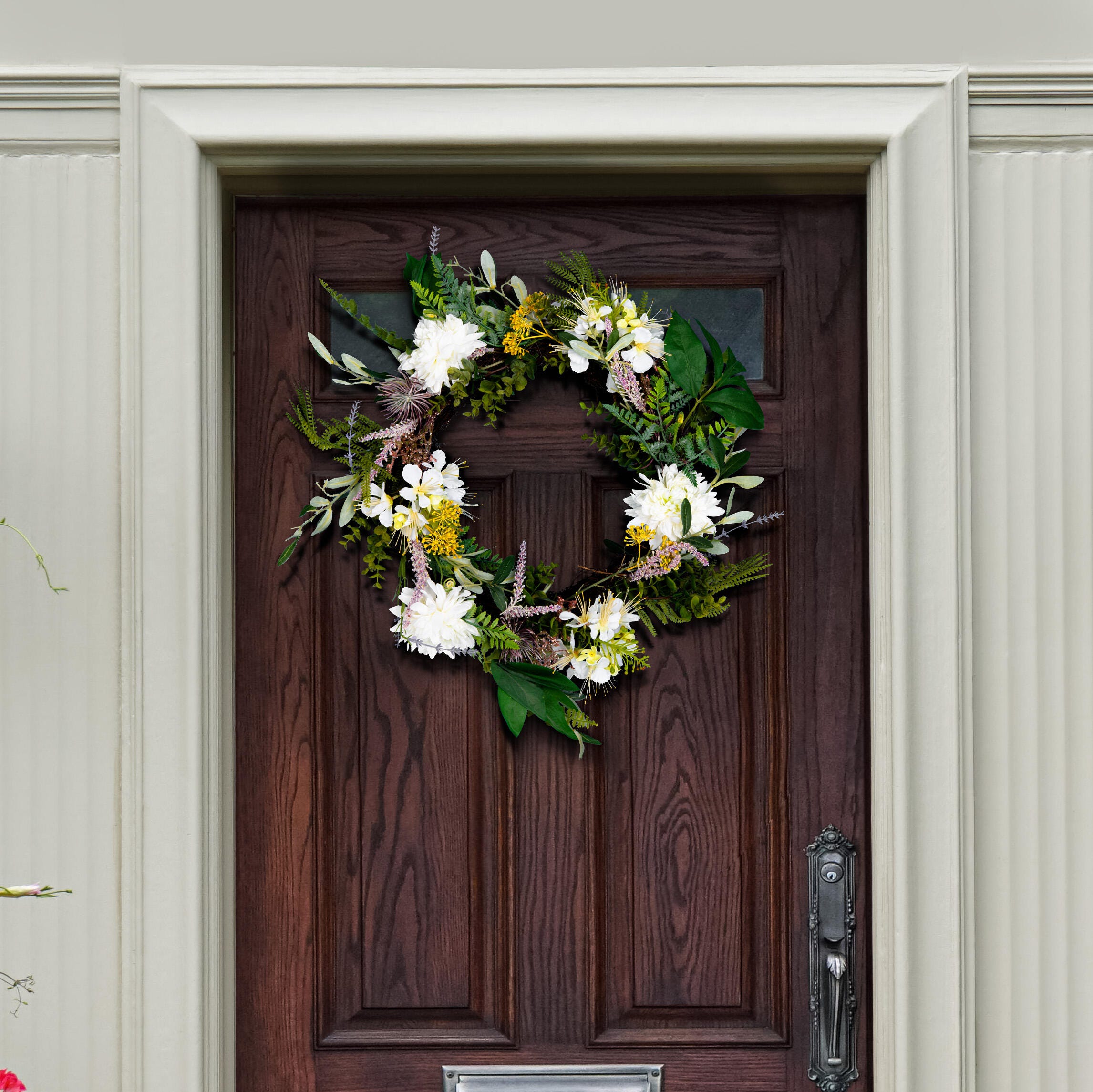 Safavieh Dahlia & Olive Wreath, , large