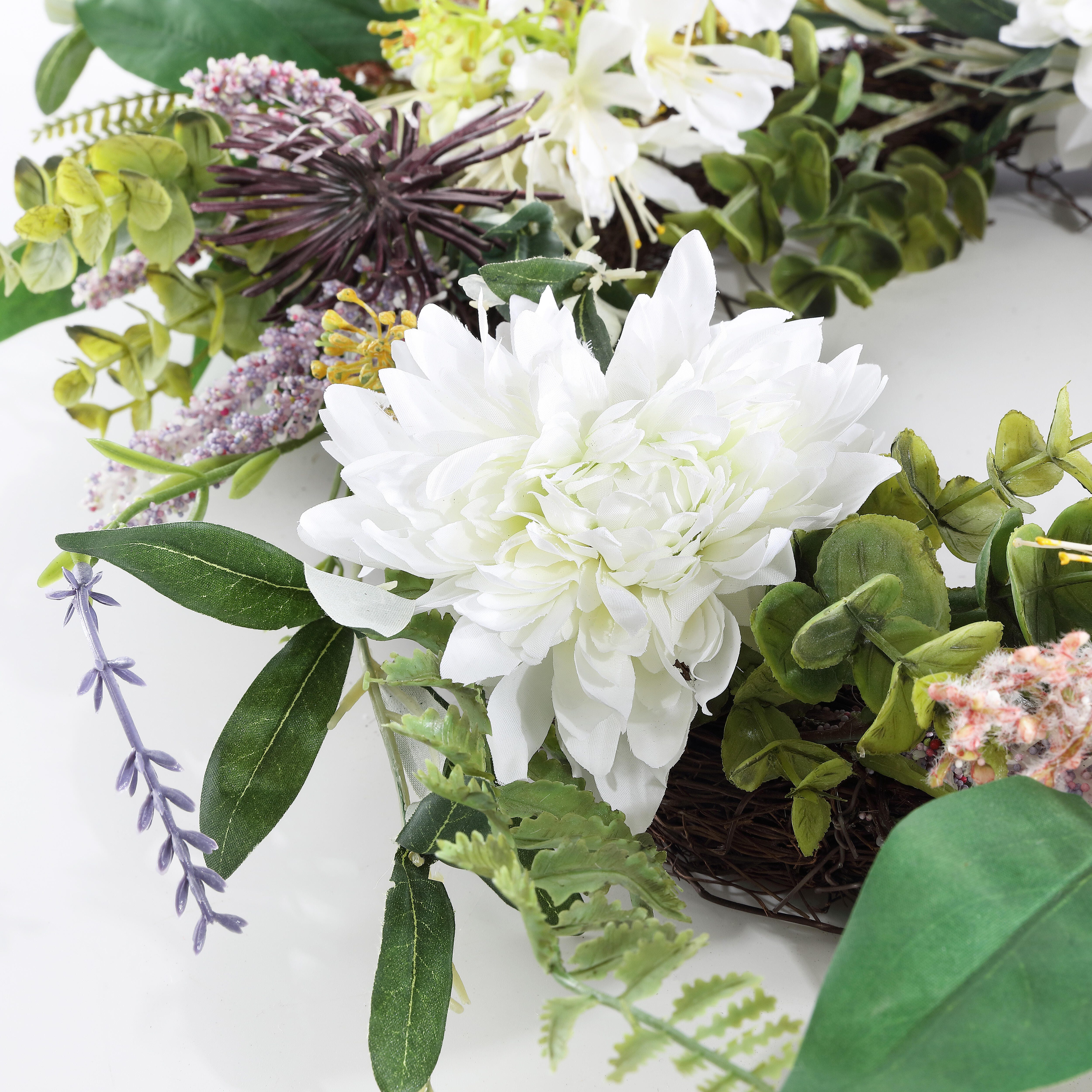 Safavieh Dahlia & Olive Wreath, , large