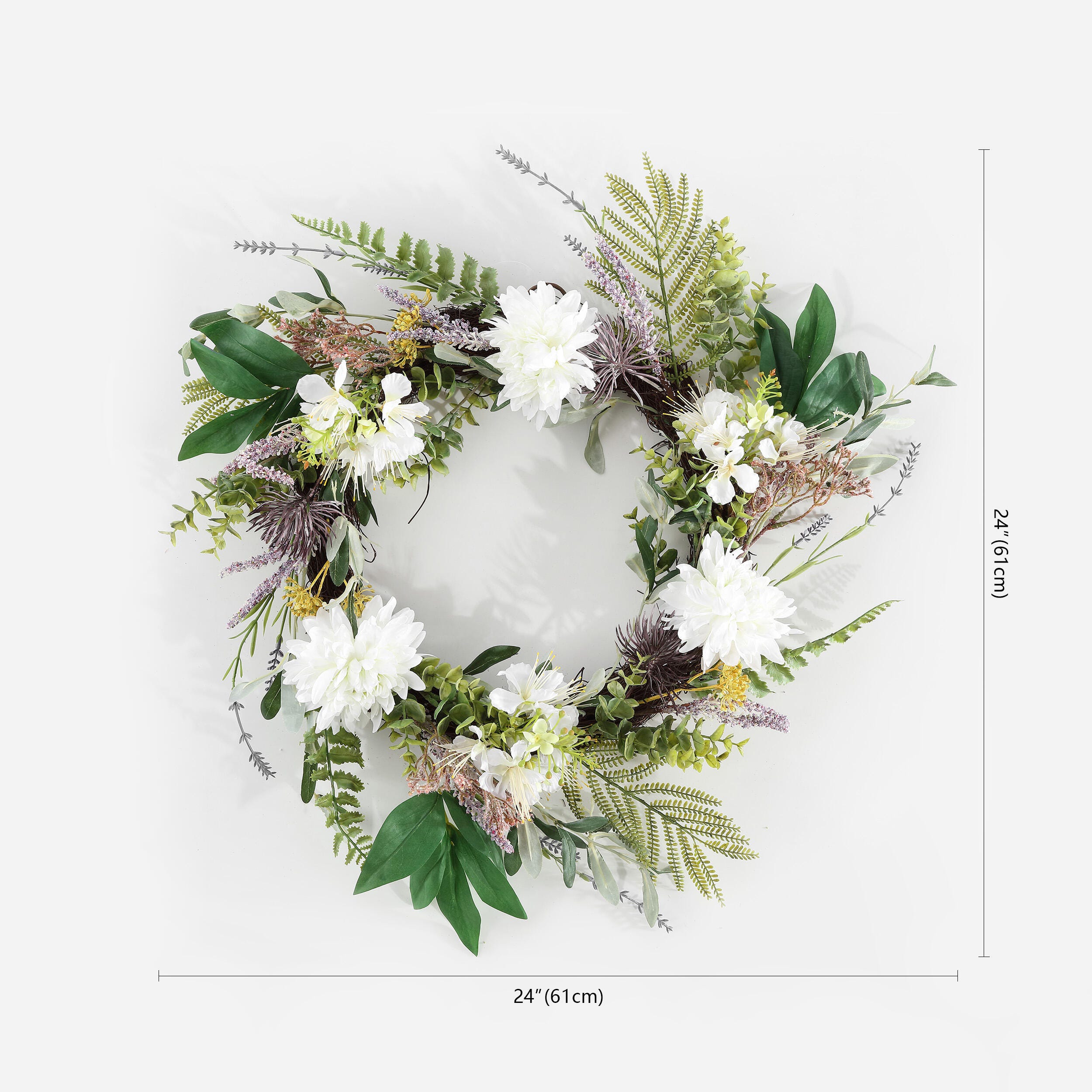 Safavieh Dahlia & Olive Wreath, , large