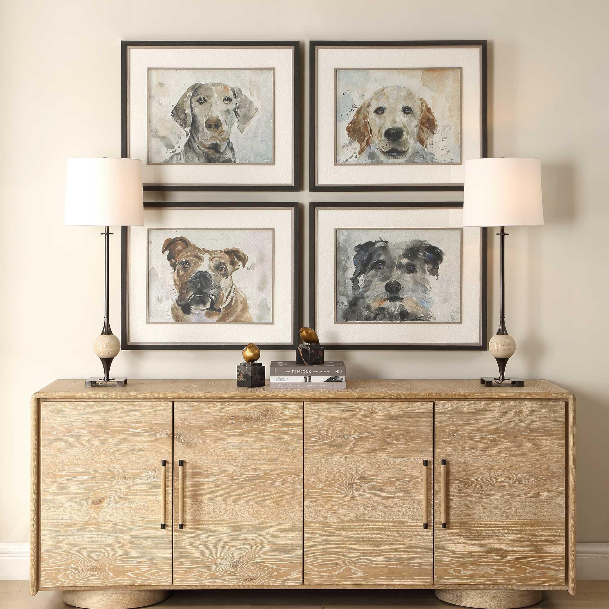 Uttermost Dog Days Wall Art 28" x 23" (Set of 4), , rollover