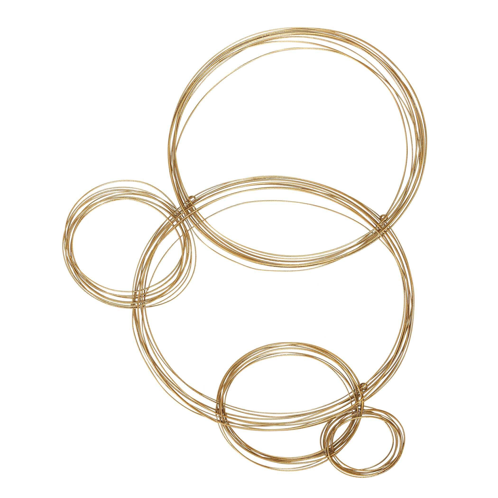 Uttermost Golden Bubbles Wall Decor, , large