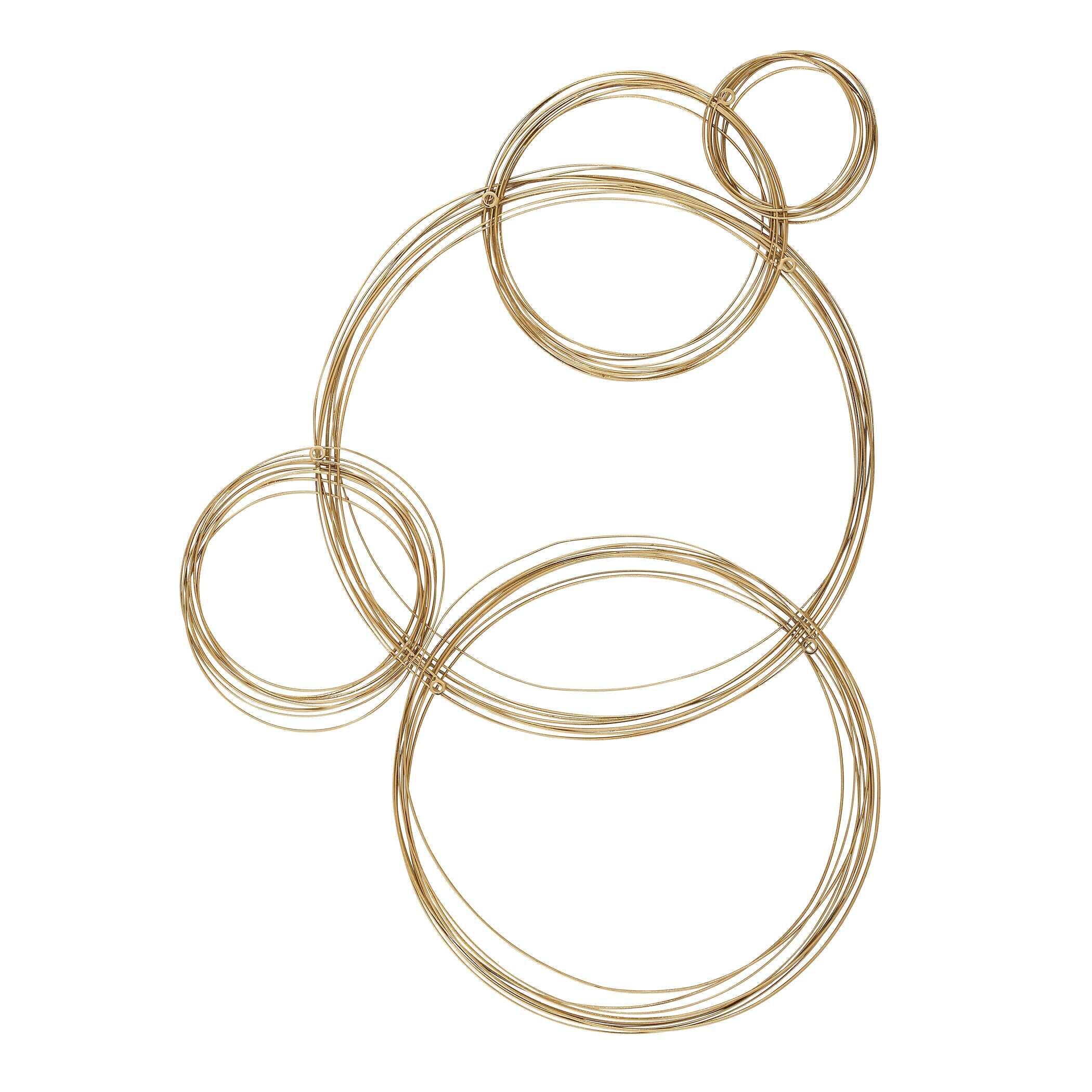 Uttermost Golden Bubbles Wall Decor, , large