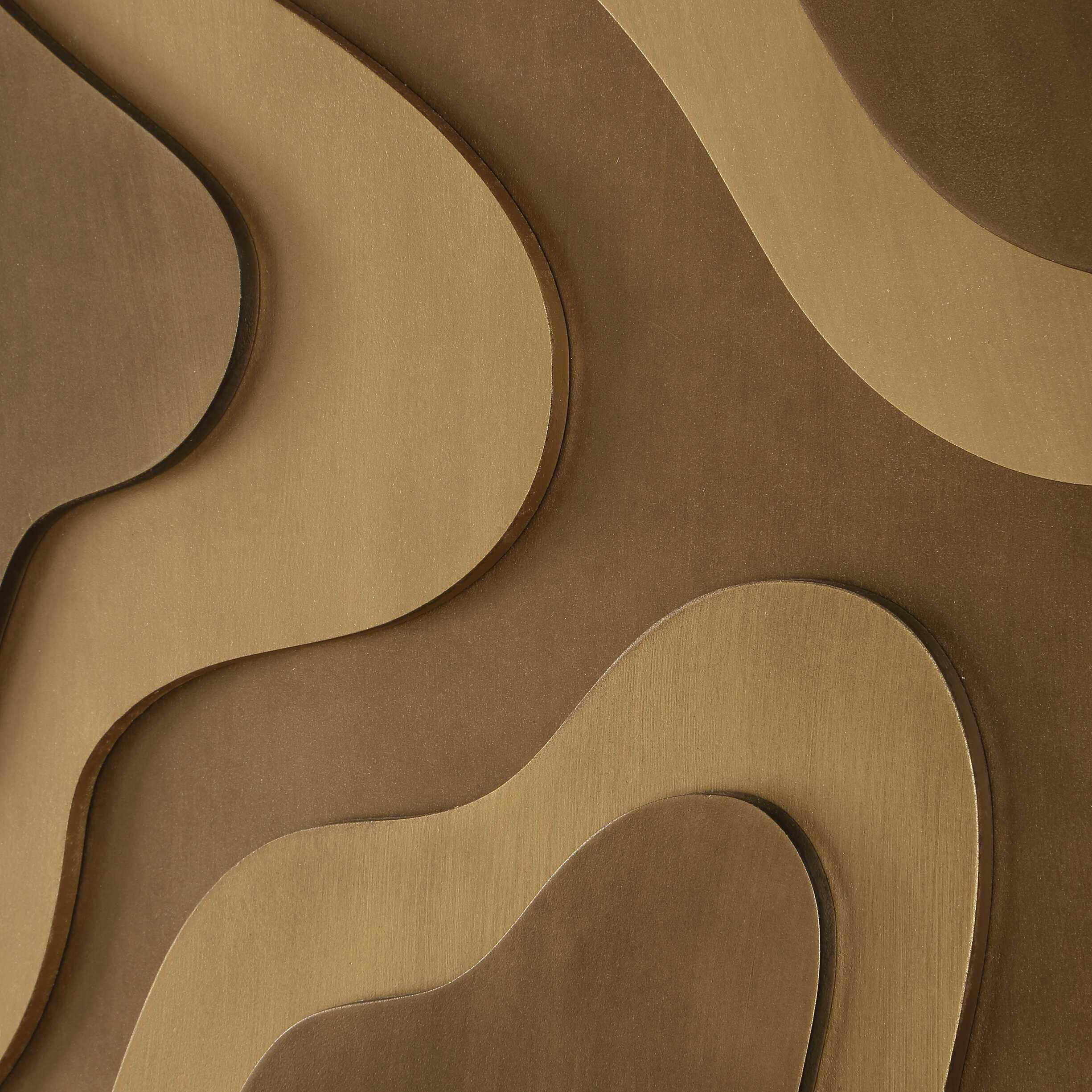 Uttermost Golden Terrain Wall Decor (Set of 2), , swatch