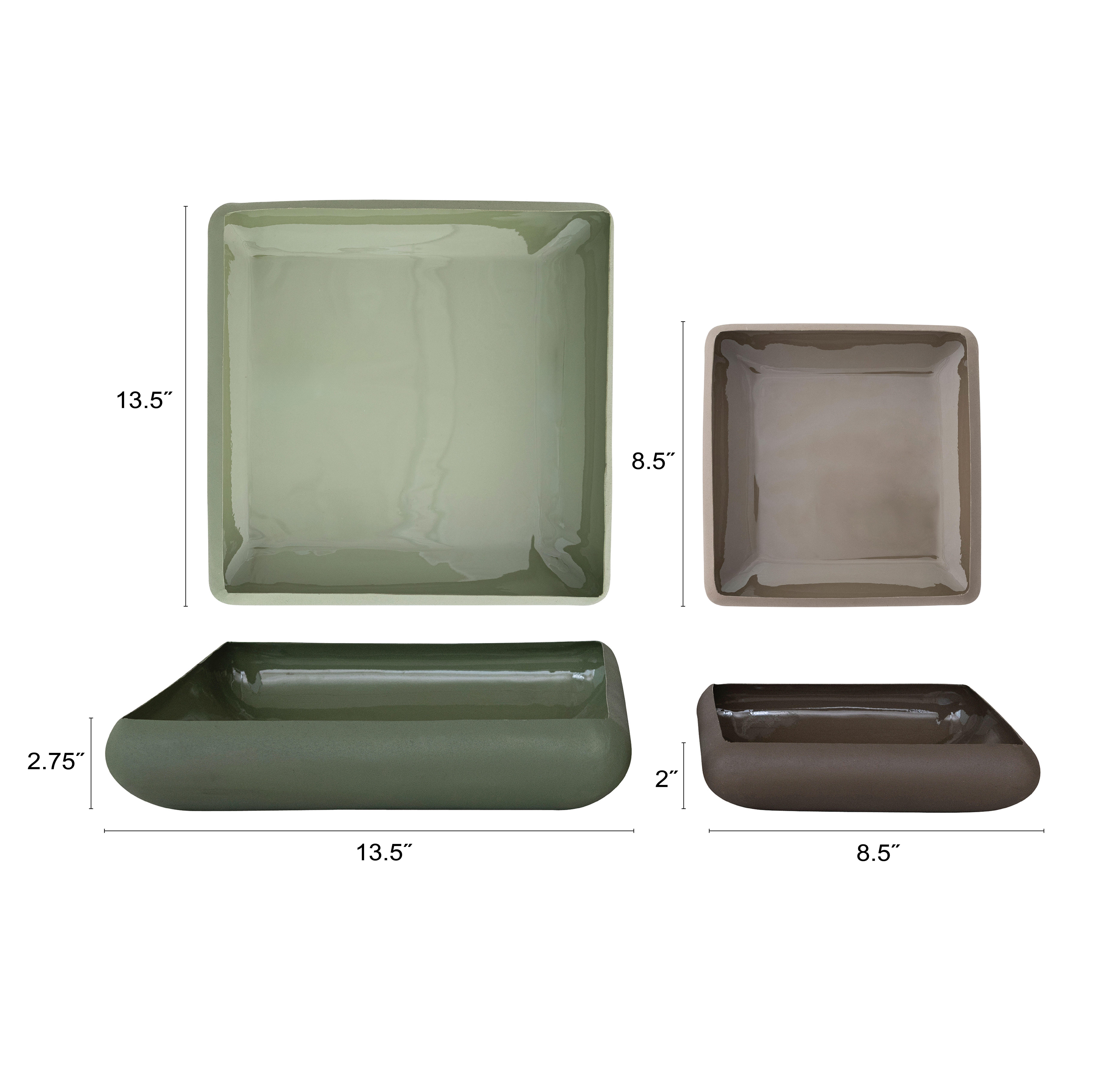 Storied Home Square Decorative Bowl, , large