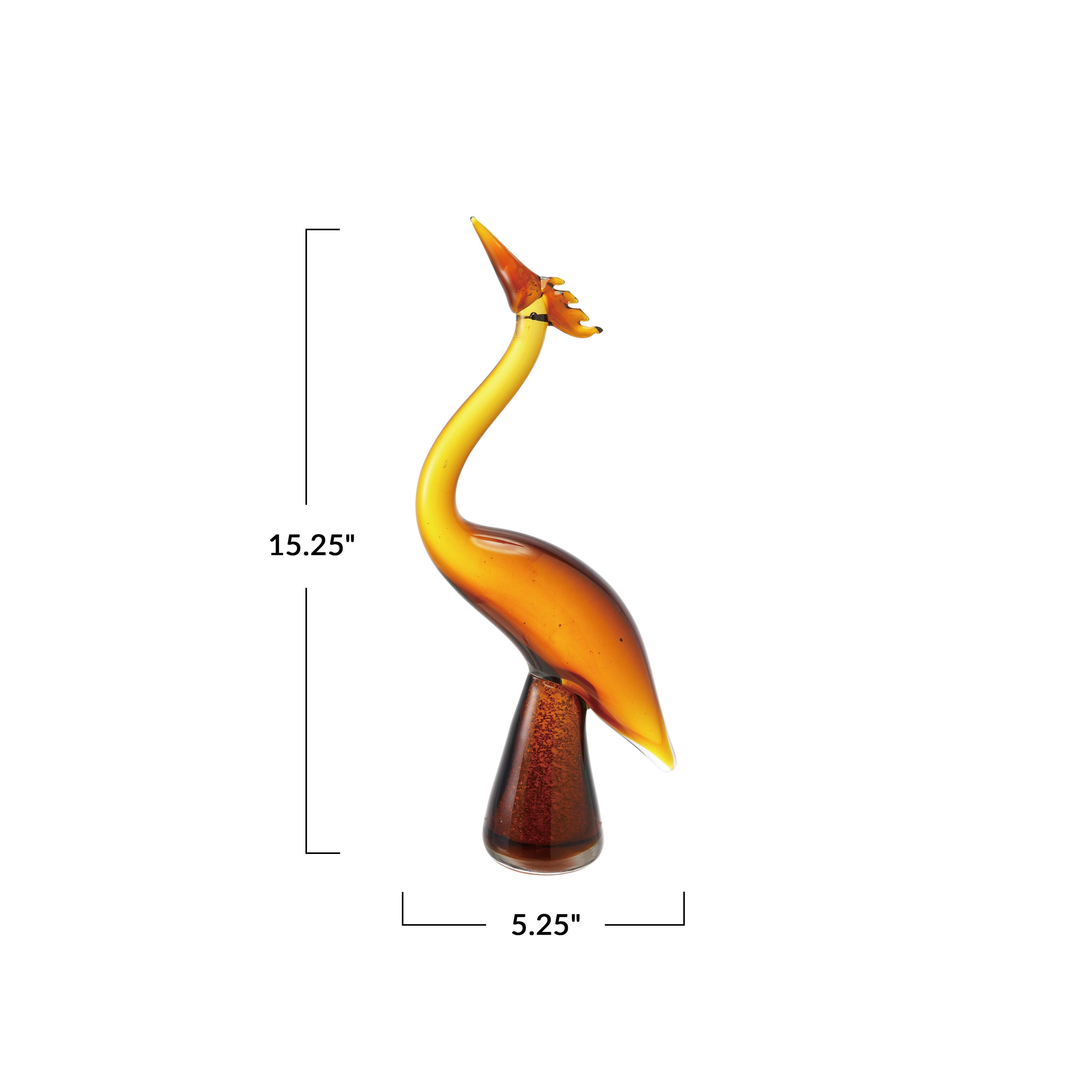 Storied Home Elegant Crest Heron Sculpture, , large