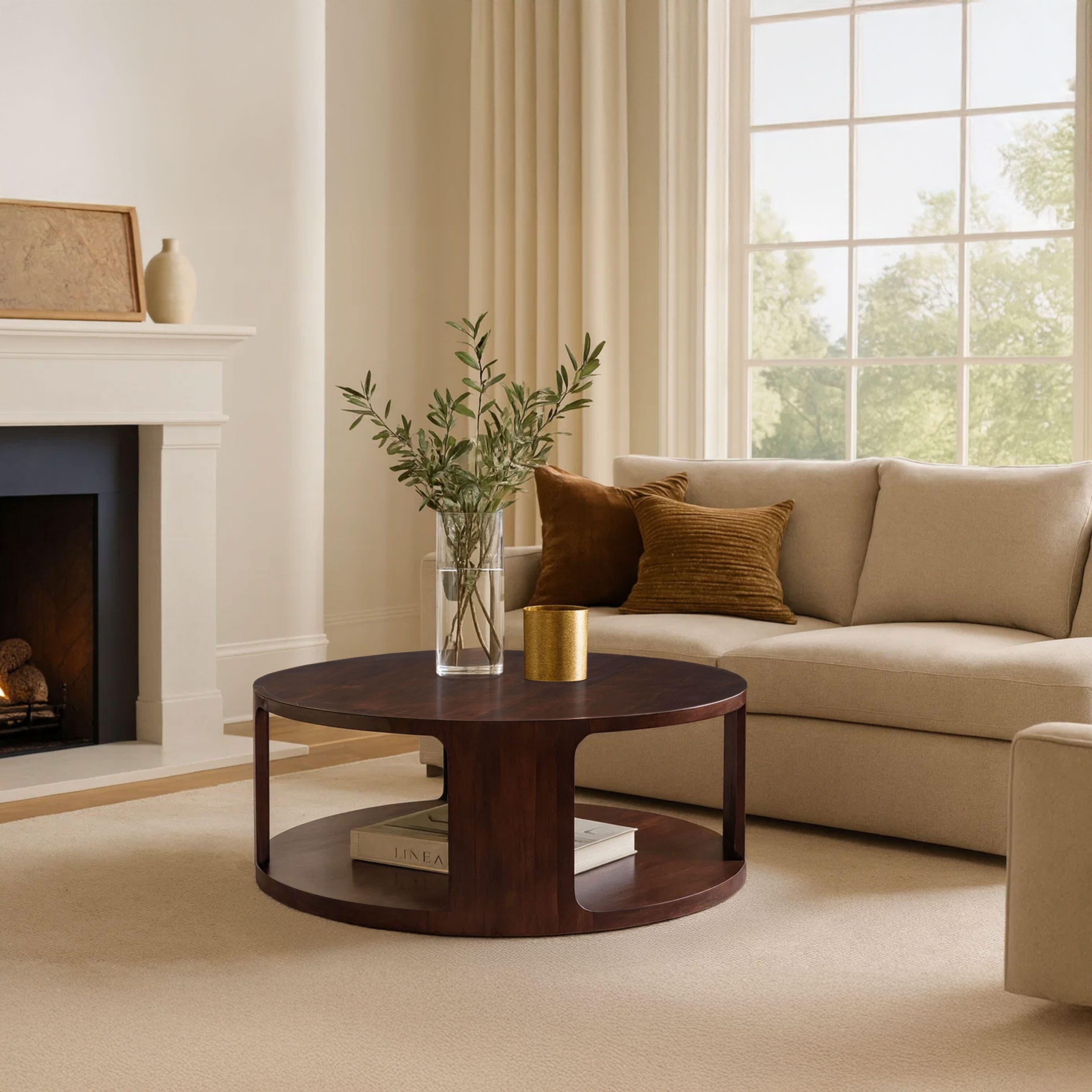 The Urban Port Bard Coffee Table, , large