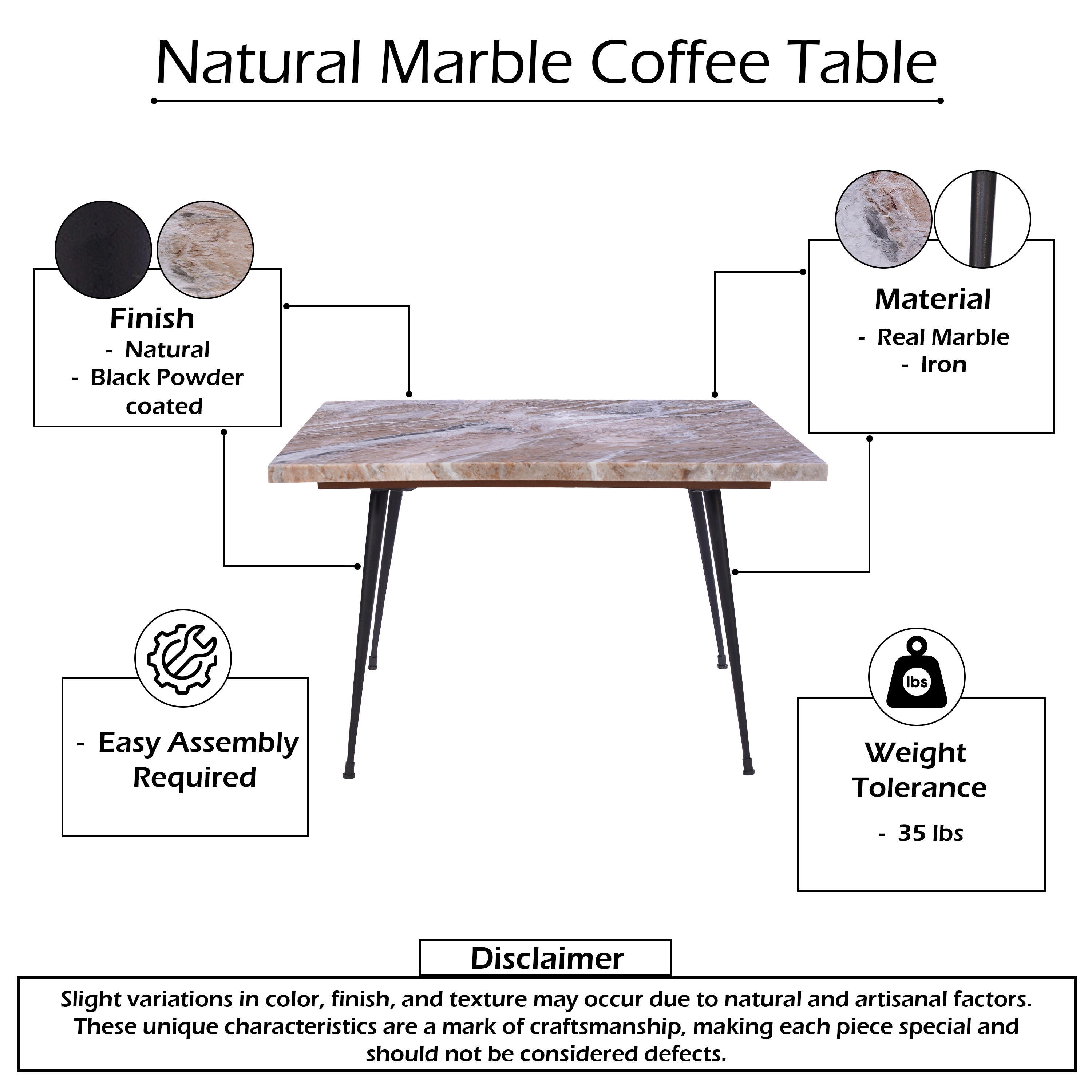 The Urban Port Taro Coffee Table, , large