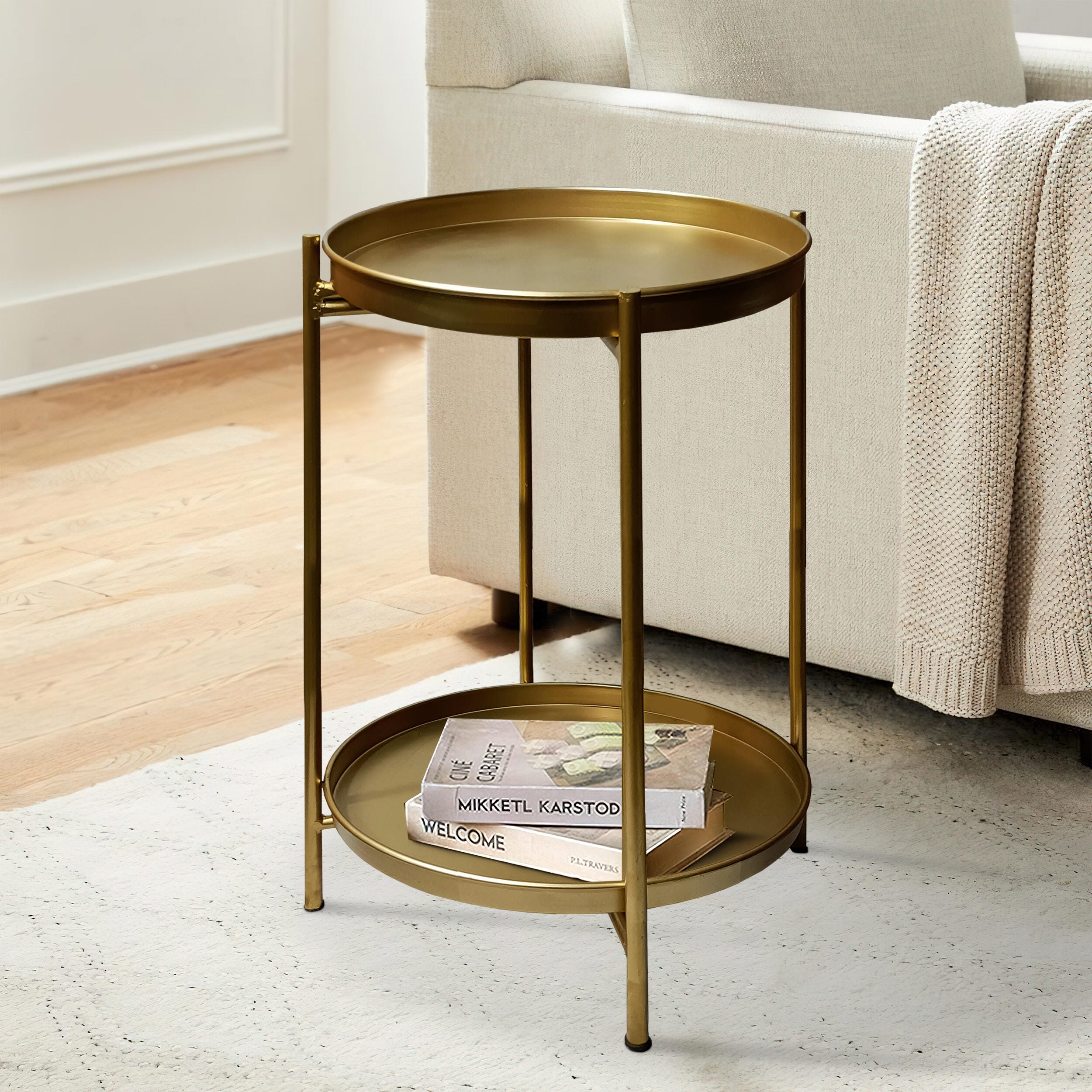 The Urban Port Round End Table, , large