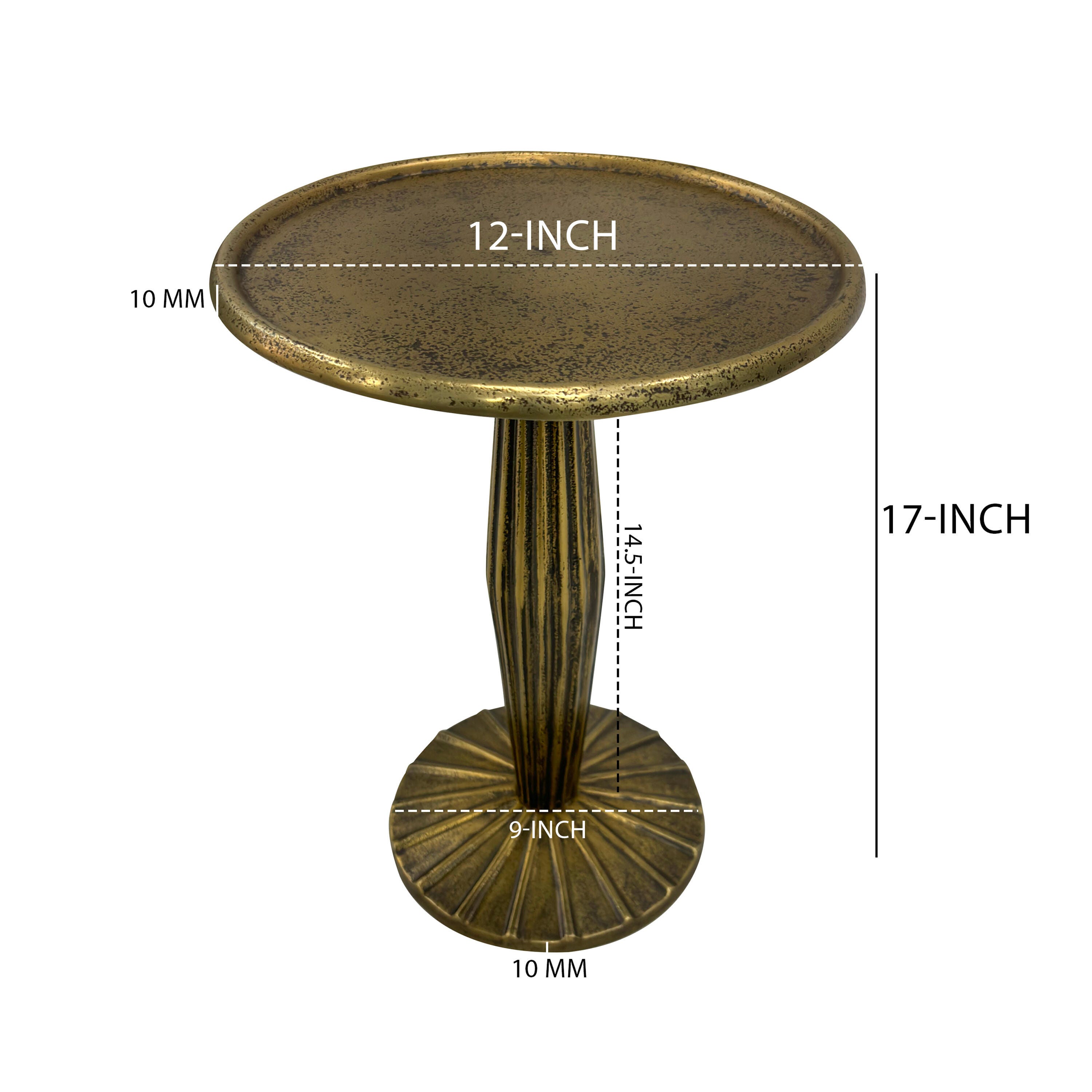 The Urban Port Textured End Table, , large