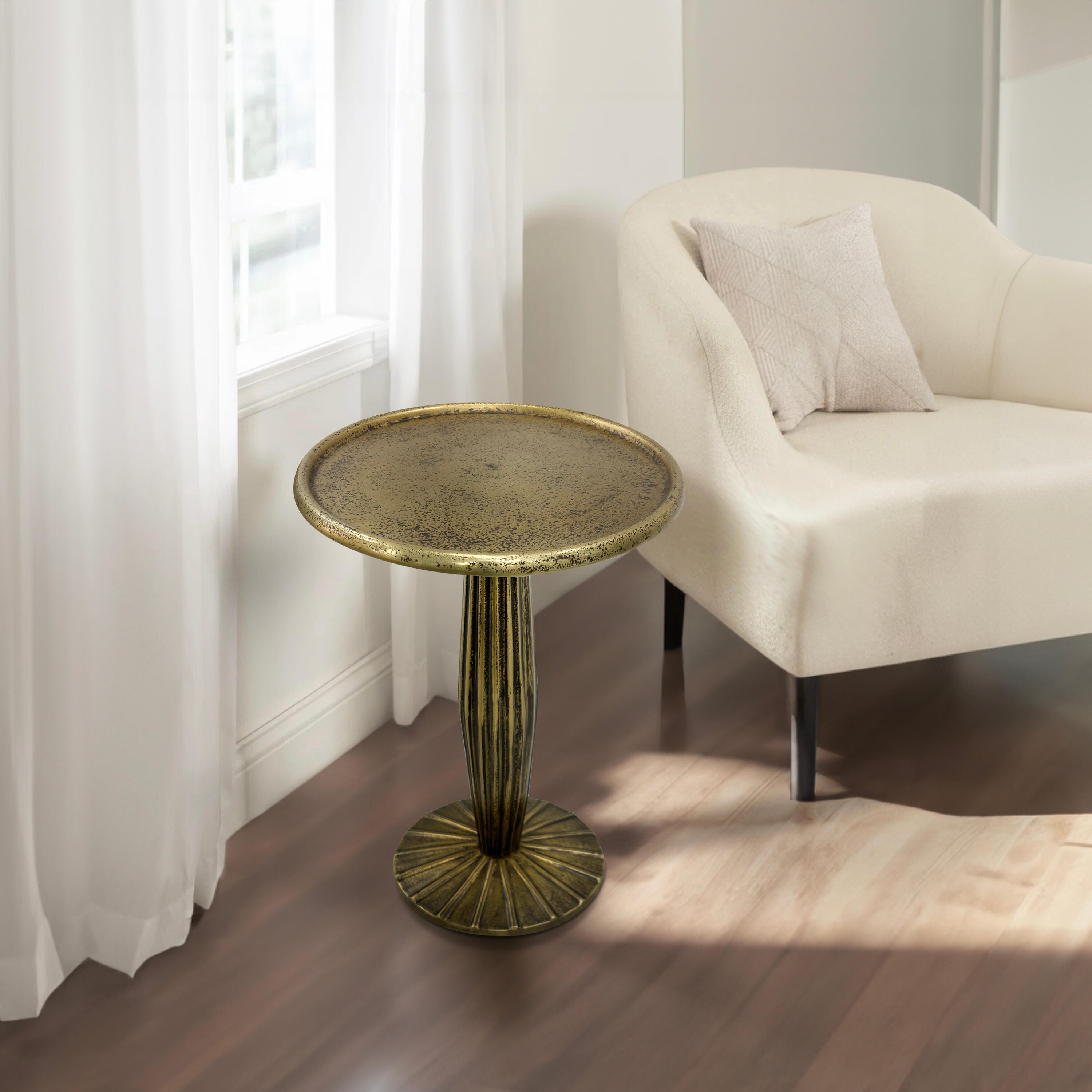 The Urban Port Textured End Table, , large