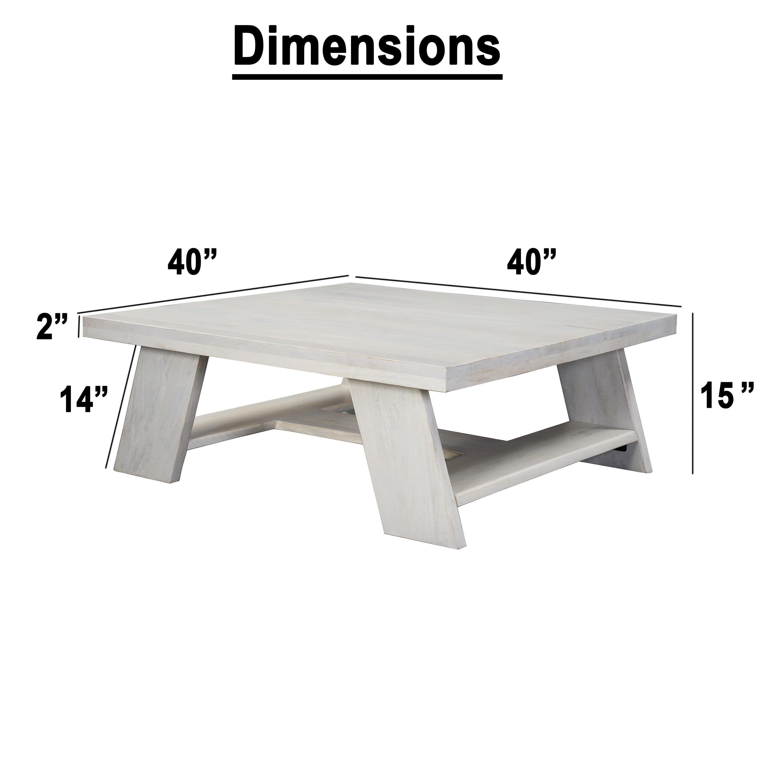The Urban Port Square Coffee Table, , large