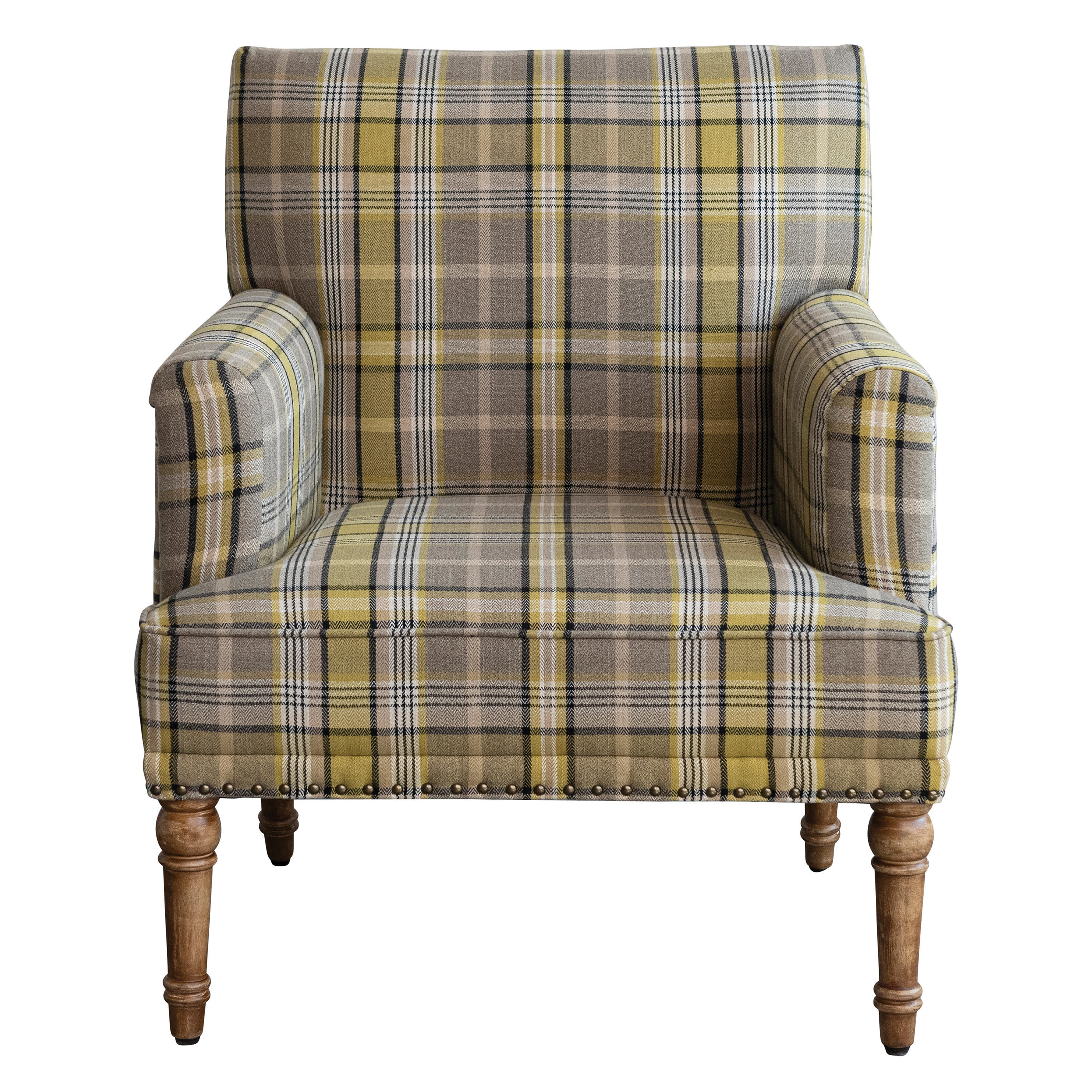 Storied Home Highland Tartan Accent Chair, , large