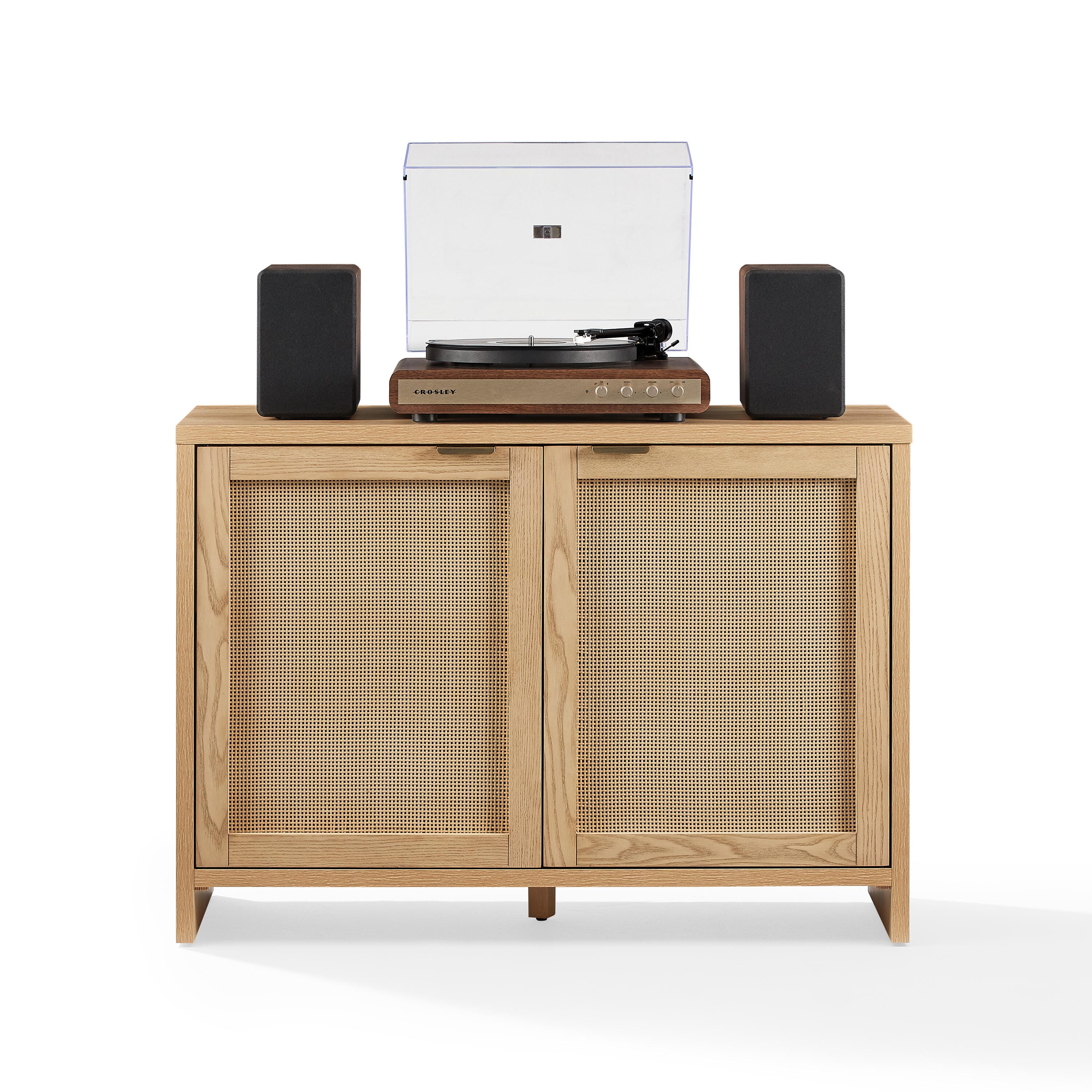 Crosley Furniture Kenji 40" Record Player Cabinet, , large