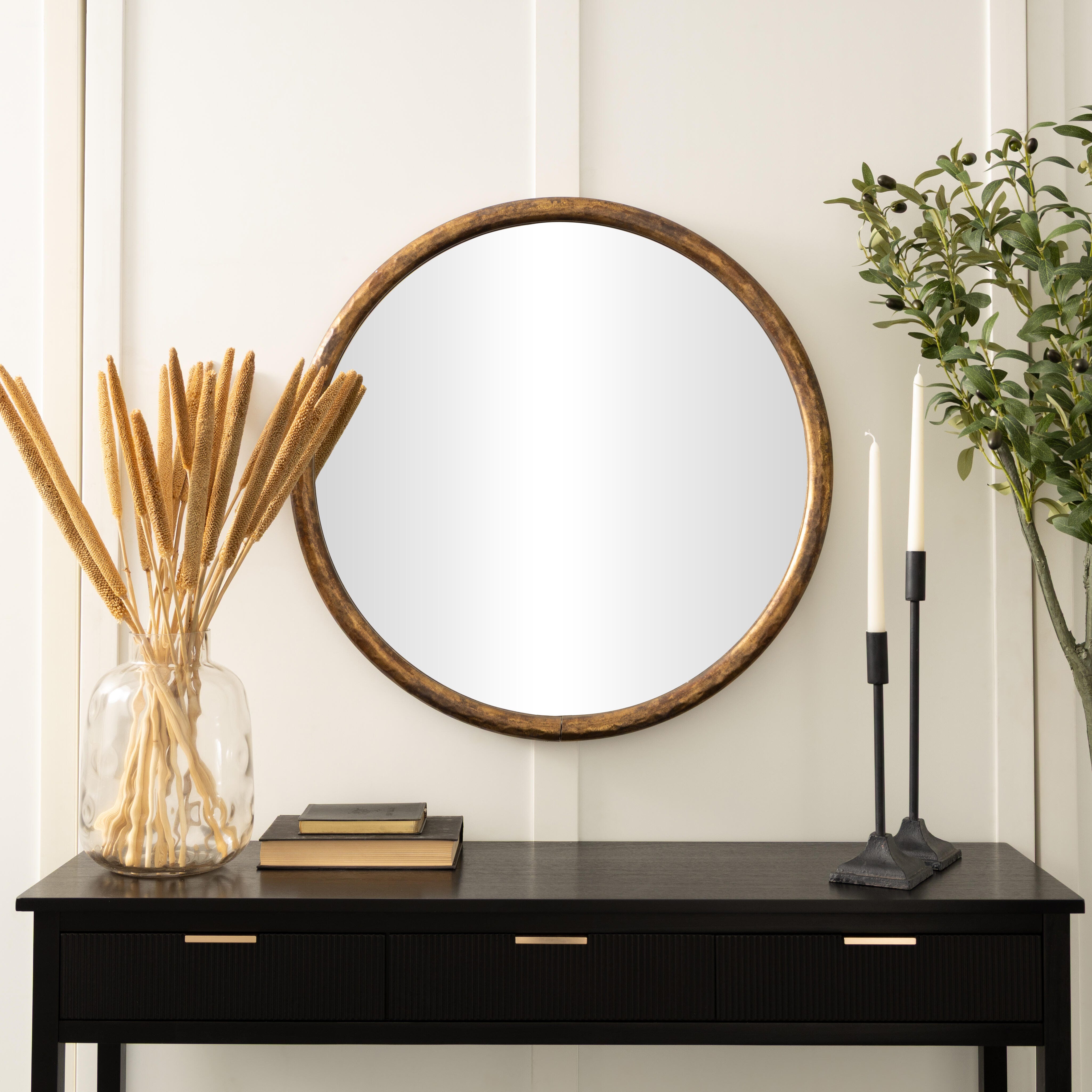 Bayberry Lane Round Mirror, , rollover