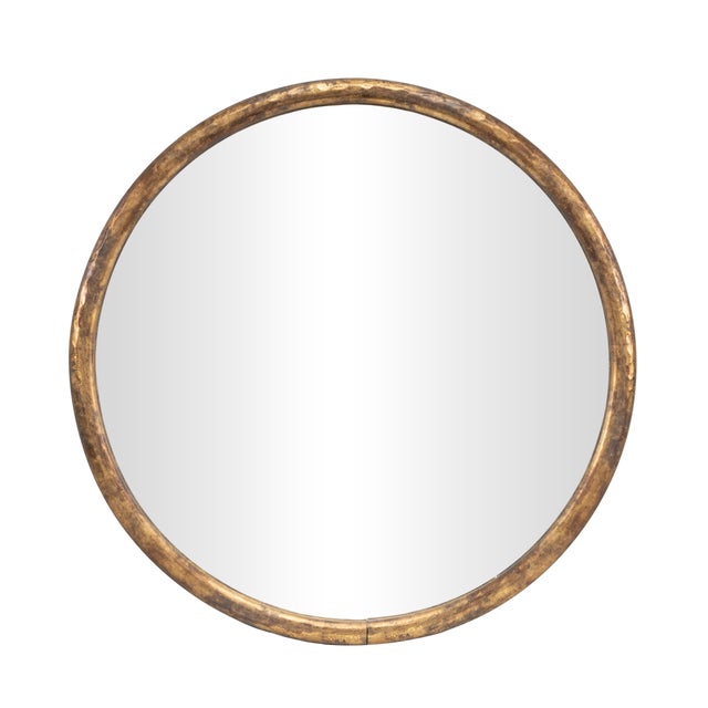 Bayberry Lane Round Mirror, Gold