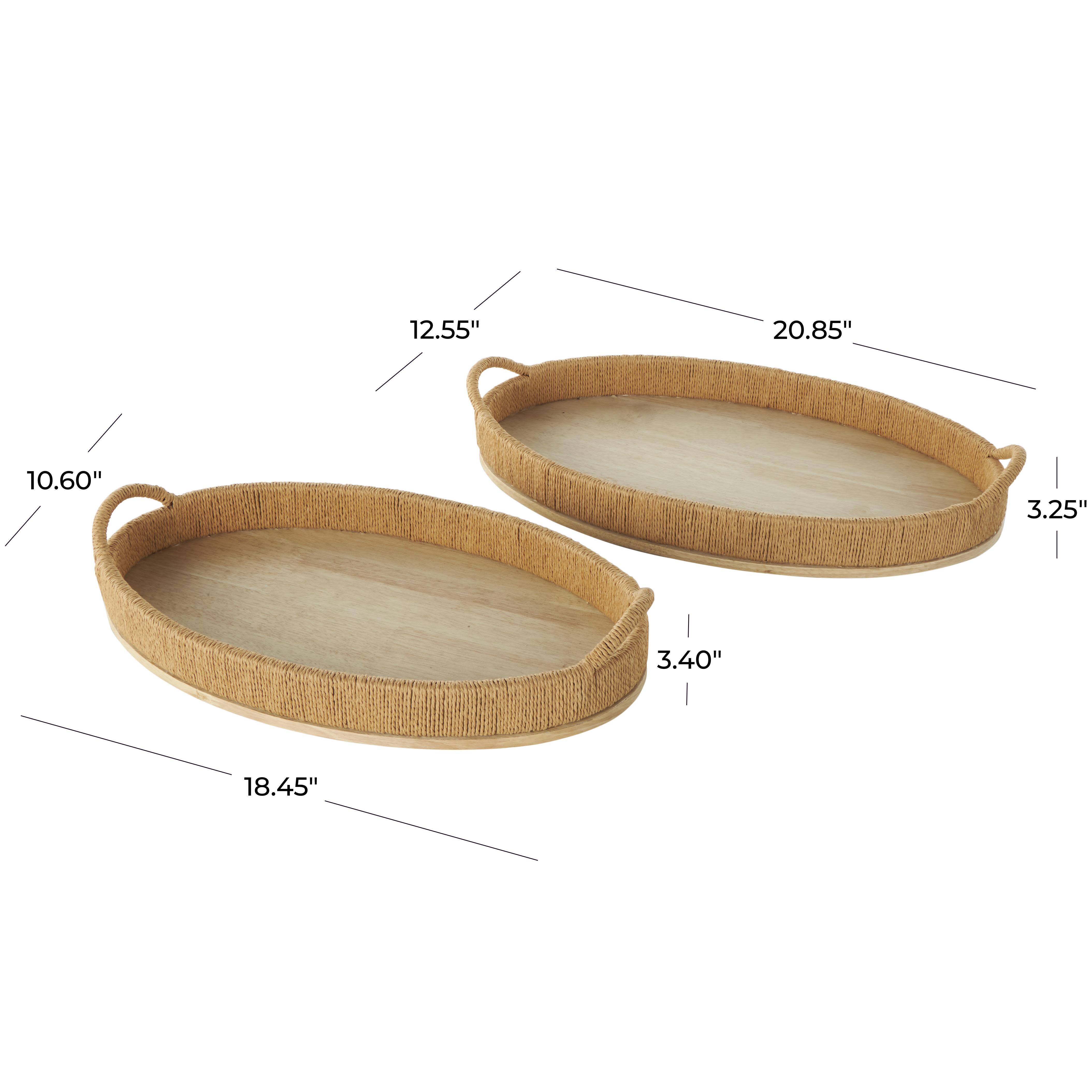 Bayberry Lane Handmade Tray (Set of 2 ), , large